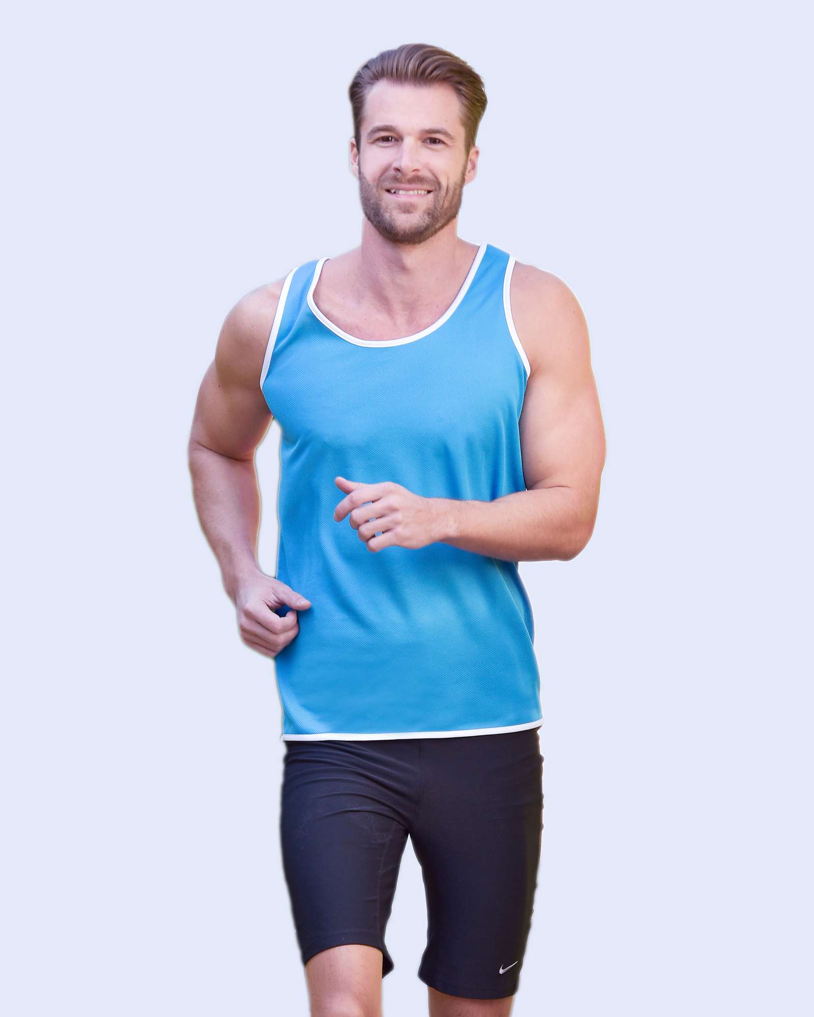 Starworld Ärmelloses Sport-Shirt aus Ultra-Tech-Material, Deep Royal/White XS, SW305