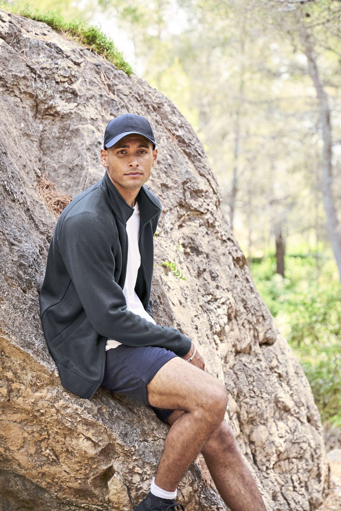 Fruit of the Loom Premium Sweat Jacket mit Stehkragen, Deep Navy XL, F457