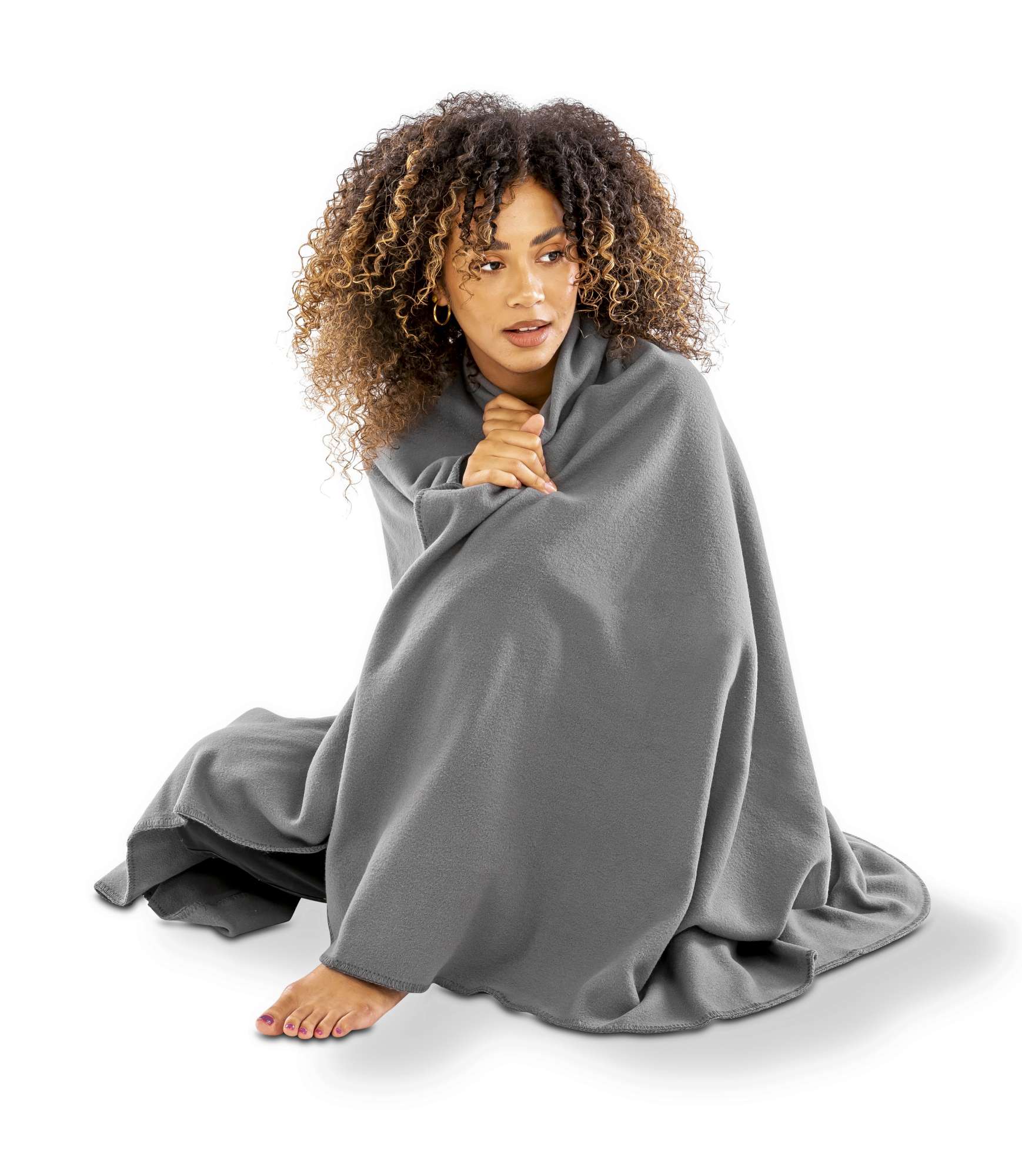 Result Genuine Recycled Recycled Fleece Decke 175x140 cm, Grey 175 x 140 cm, RT939