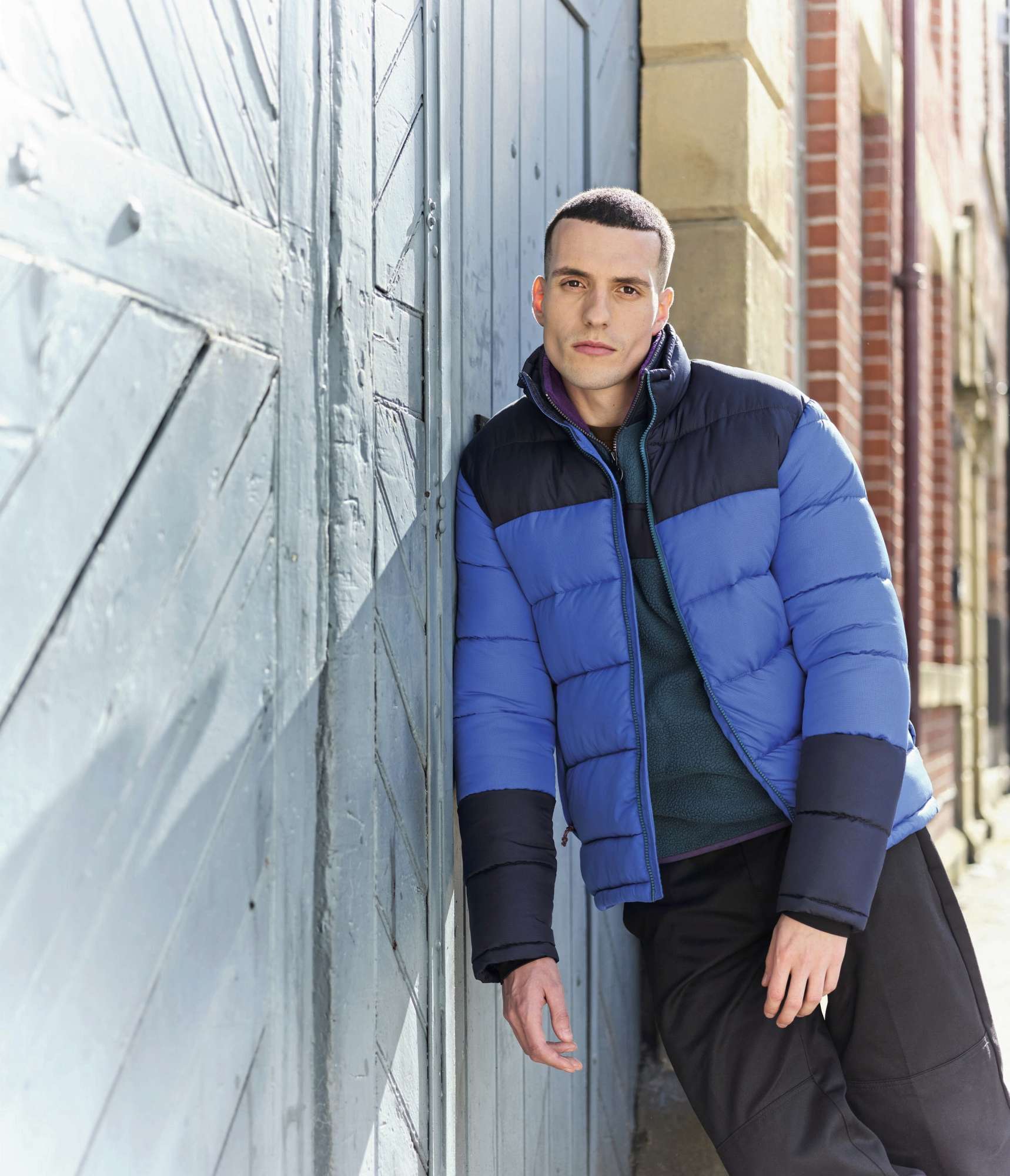 Vintage Puffer Jacke mit recycelter Füllung