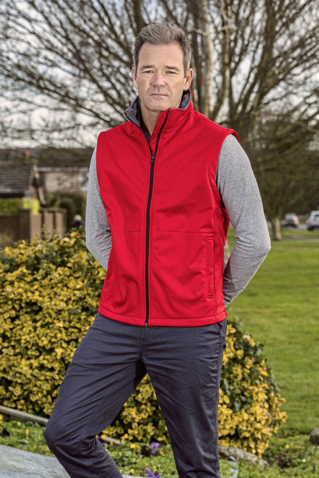 Soft Shell Weste mit 4-Wege-Stretch