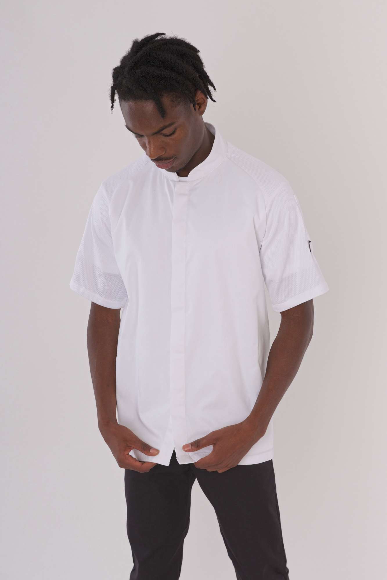 Le Chef Prep Feuchtigkeitsregulierende Kochjacke 2023, White XS, LF112