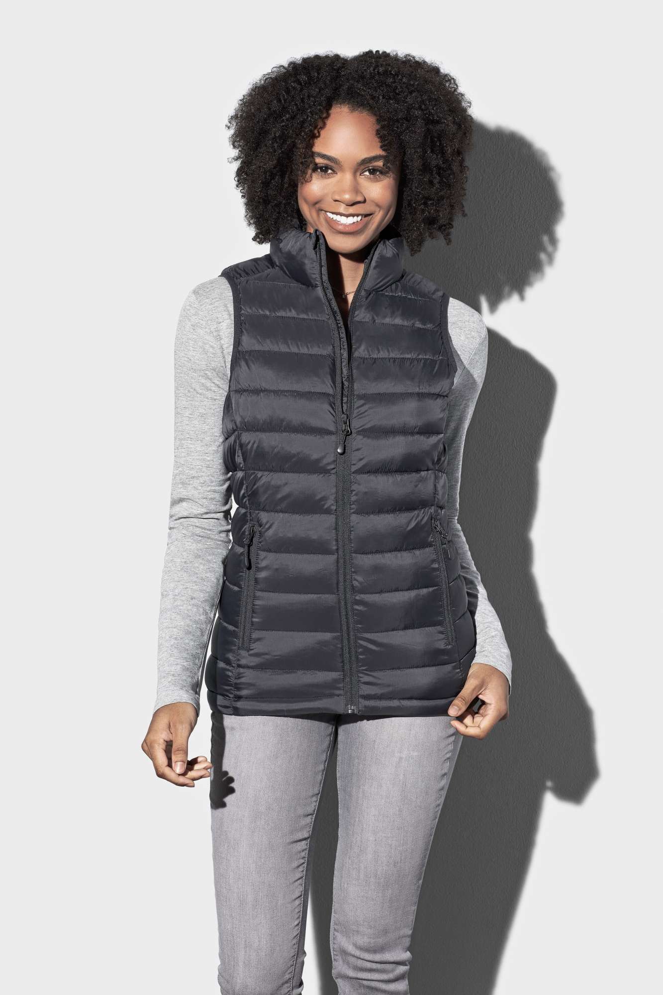 Stedman® Wattierte Weste aus Nylon für Damen, Blue Midnight XL, S5530