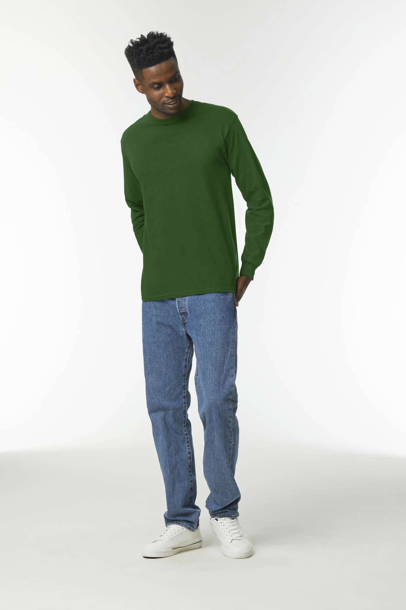 Ultra Cotton Langarm T-Shirt 100% Baumwolle