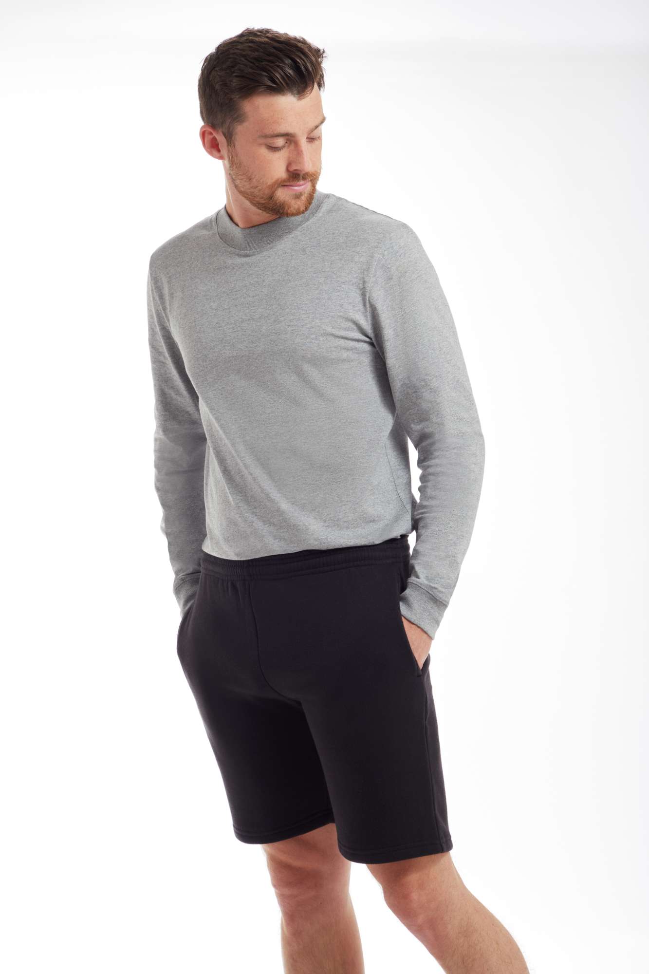 Bio-Baumwoll Shorts mit Gesäßtasche