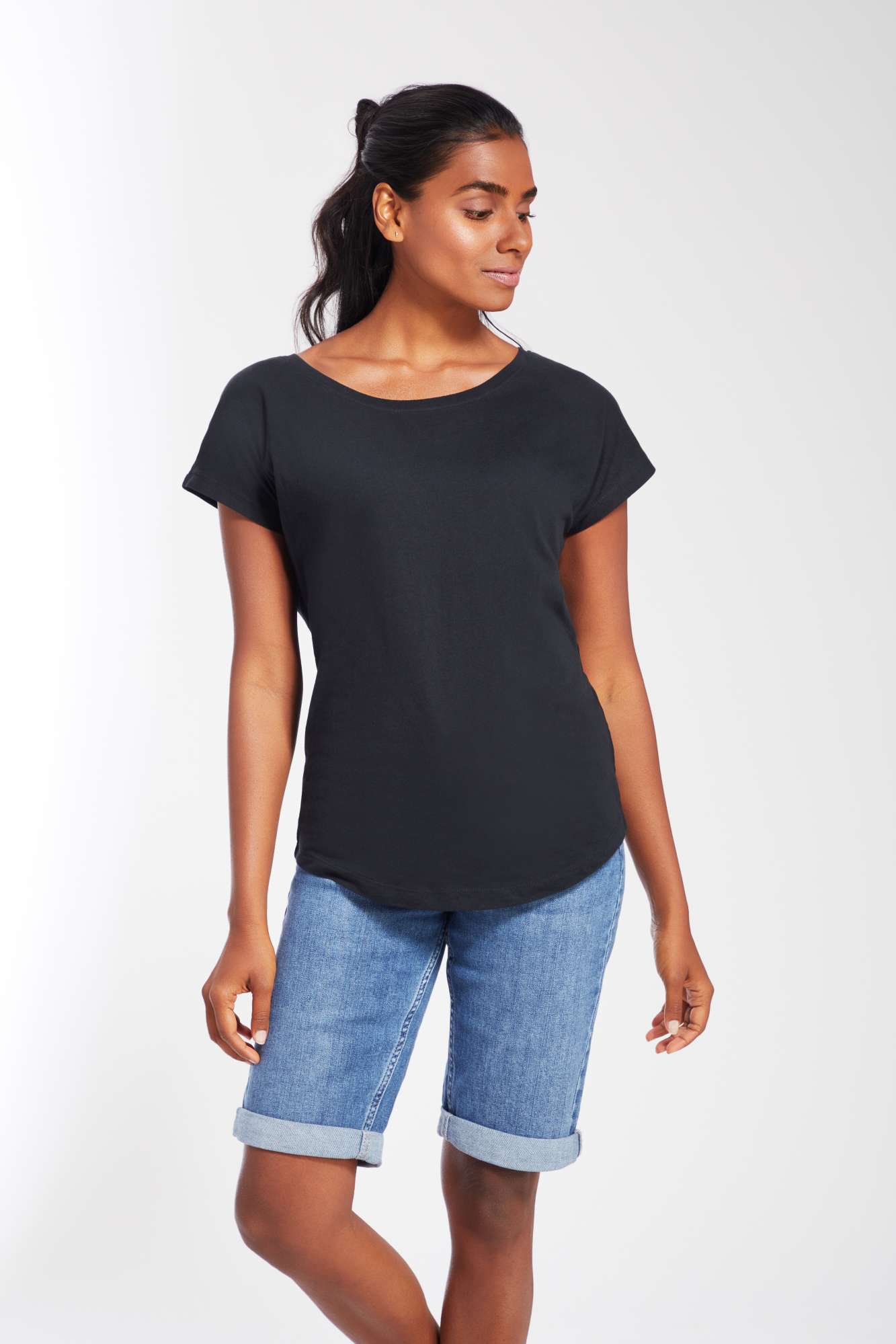 Bio-Baumwolle T-Shirt mit Flügelärmeln