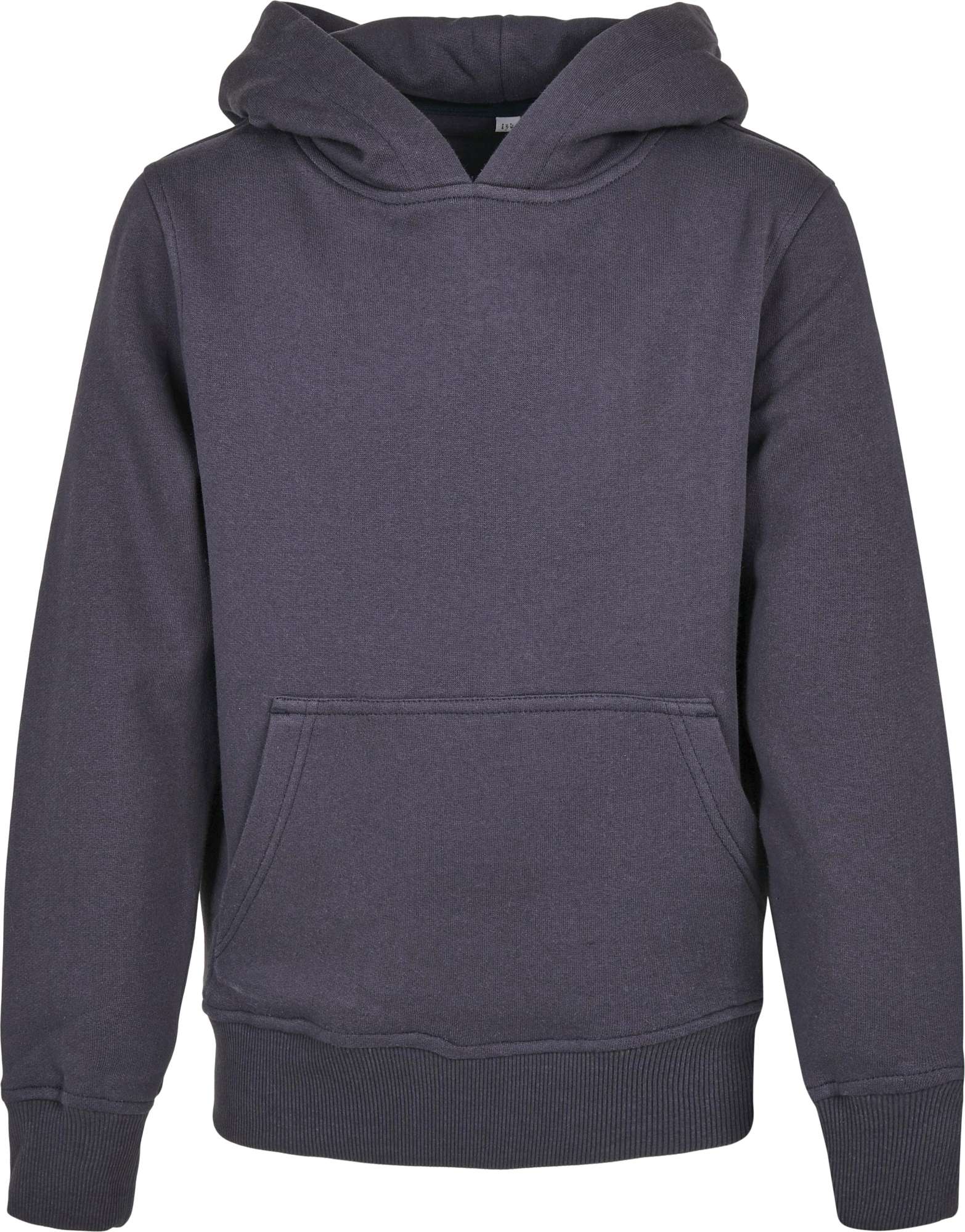 BuildYourBrand Bio-Baumwolle Basic Hoodie für Kinder, Navy 122/128, BY185