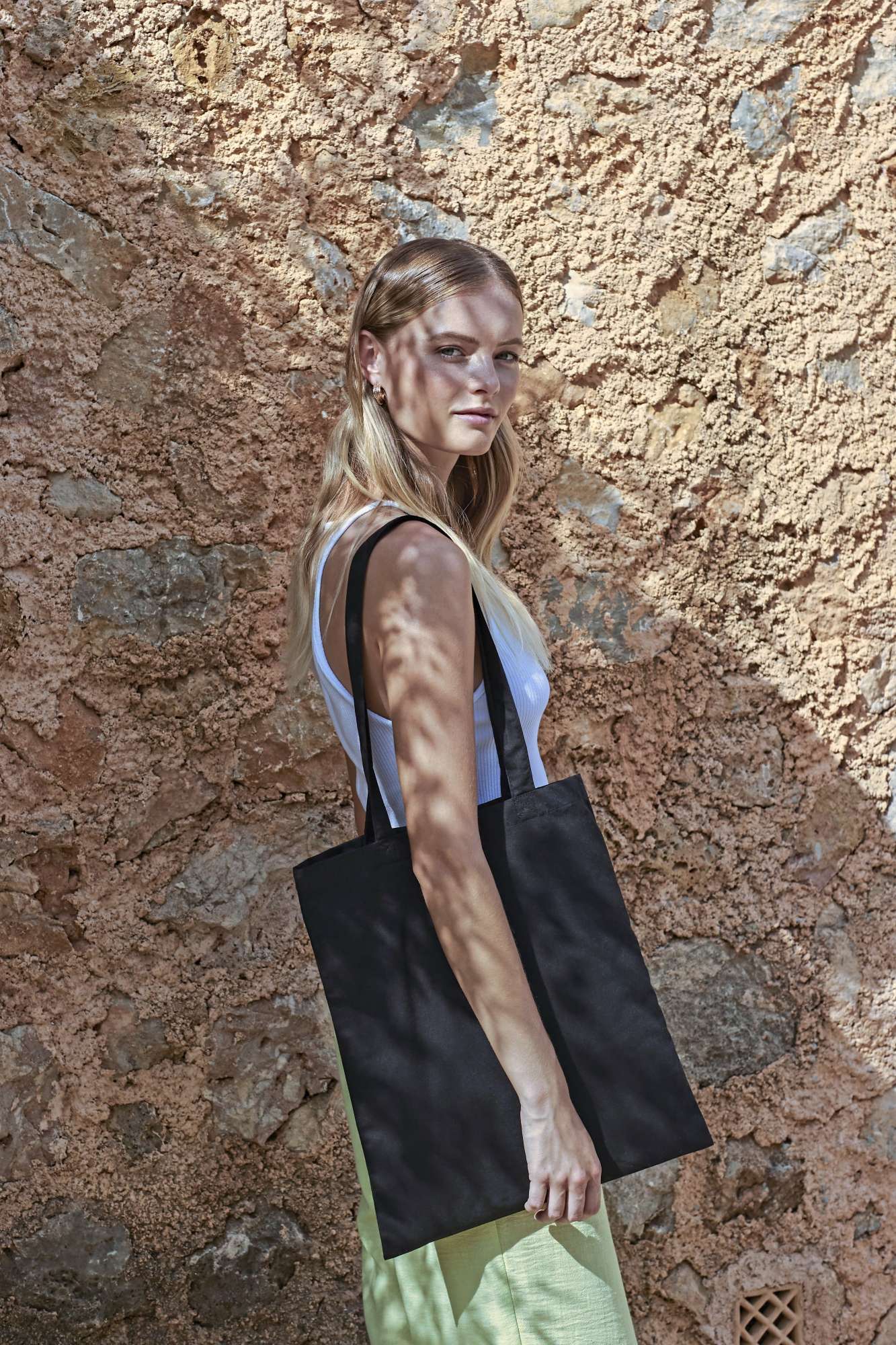 Recycelte Baumwolltasche mit 10 Litern