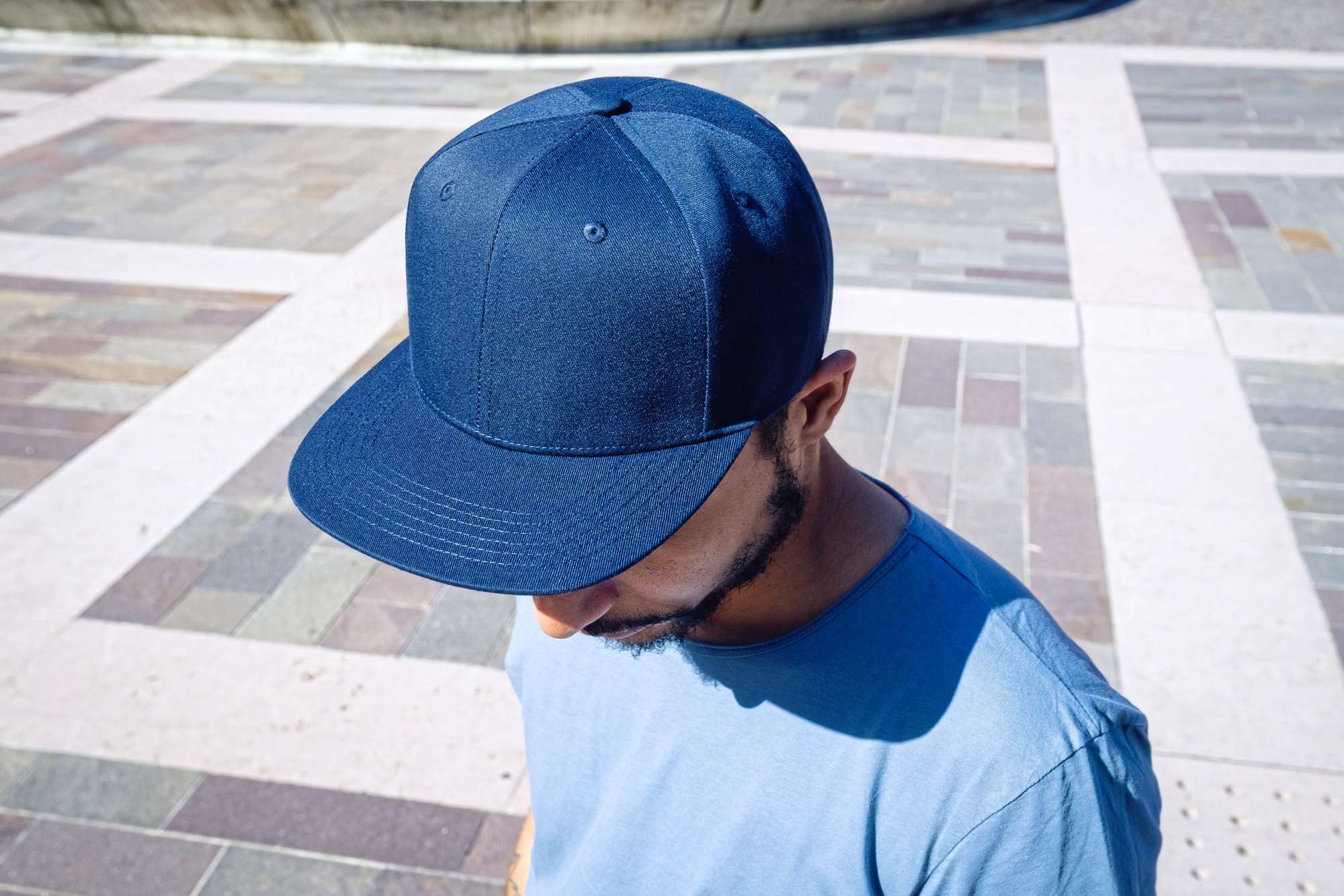 Atlantis James Cap aus recyceltem Polyester-Twill, Black One Size, AT111