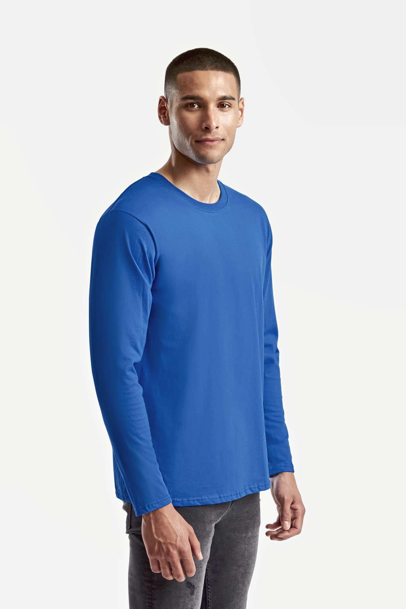 Ikonisches Langarm-T-Shirt 195 Baumwolle