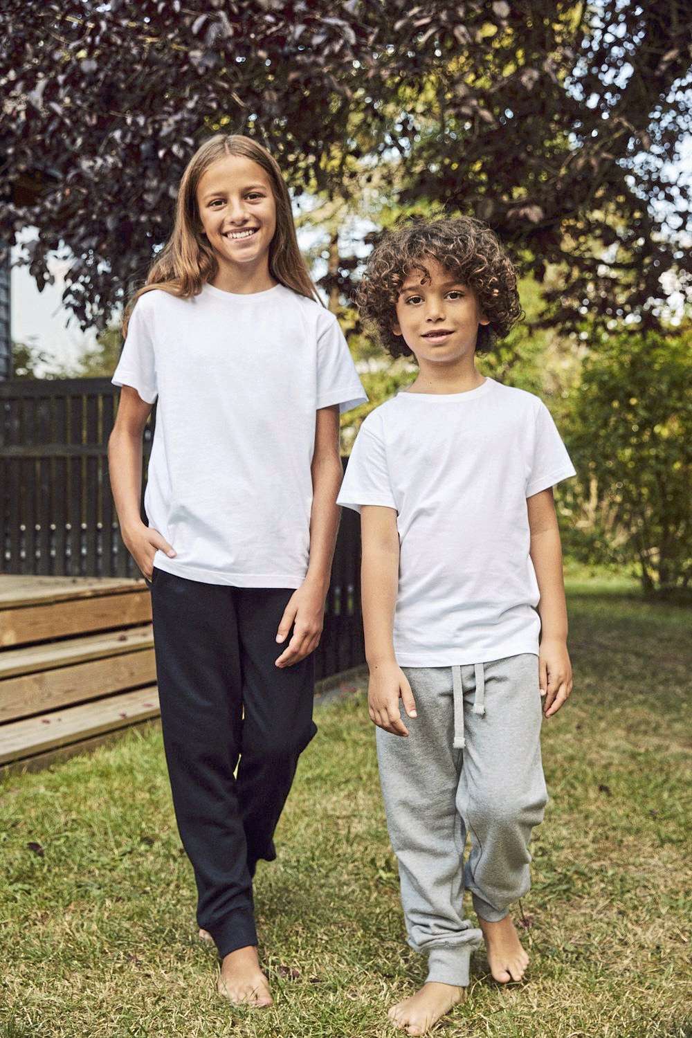 Neutral Fairtrade Kinder Sweatpants Bio-Baumwolle, Navy 116/122, NE34001K