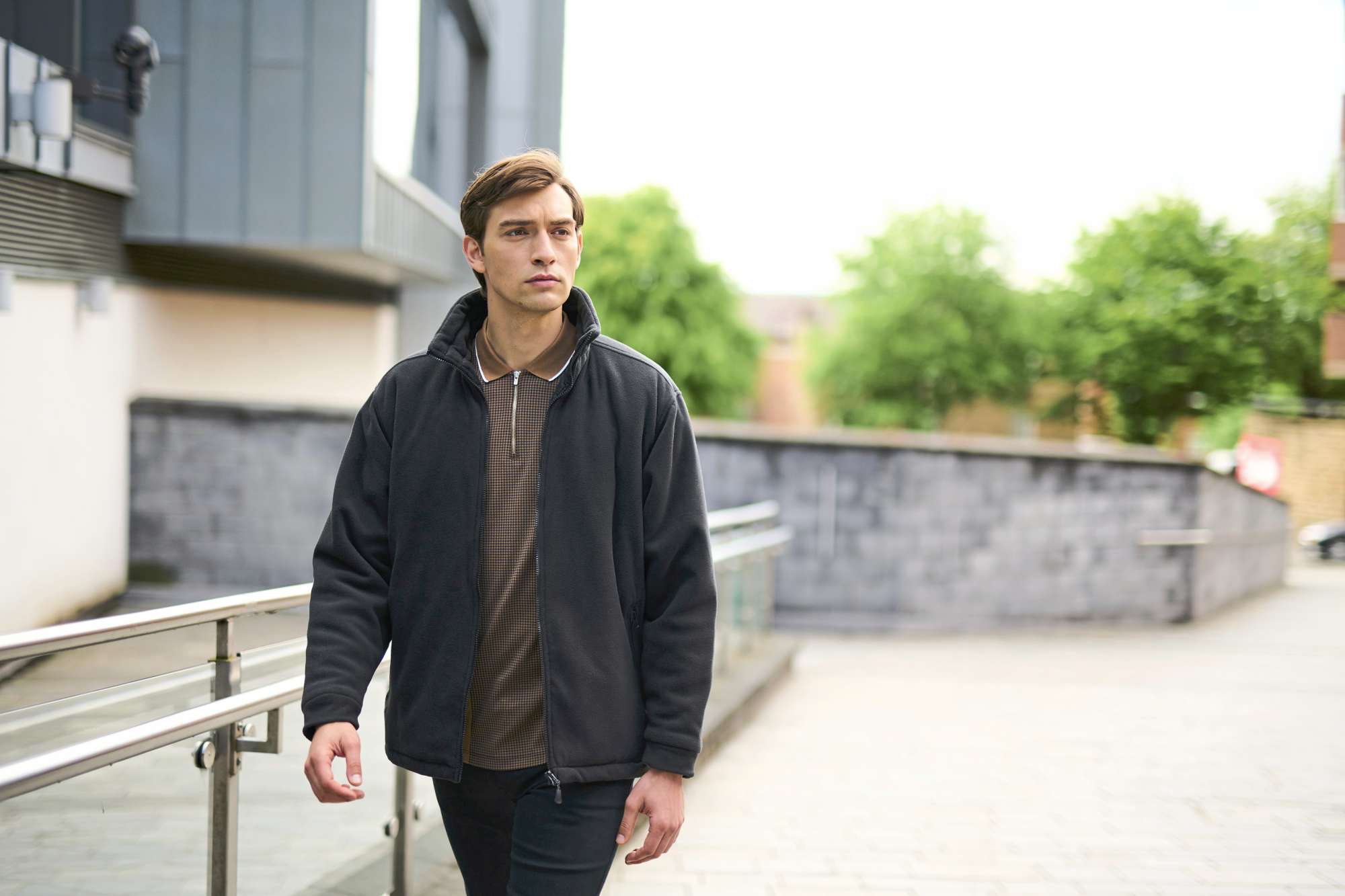 Asgard II Stepp-Fleecejacke mit Taschen