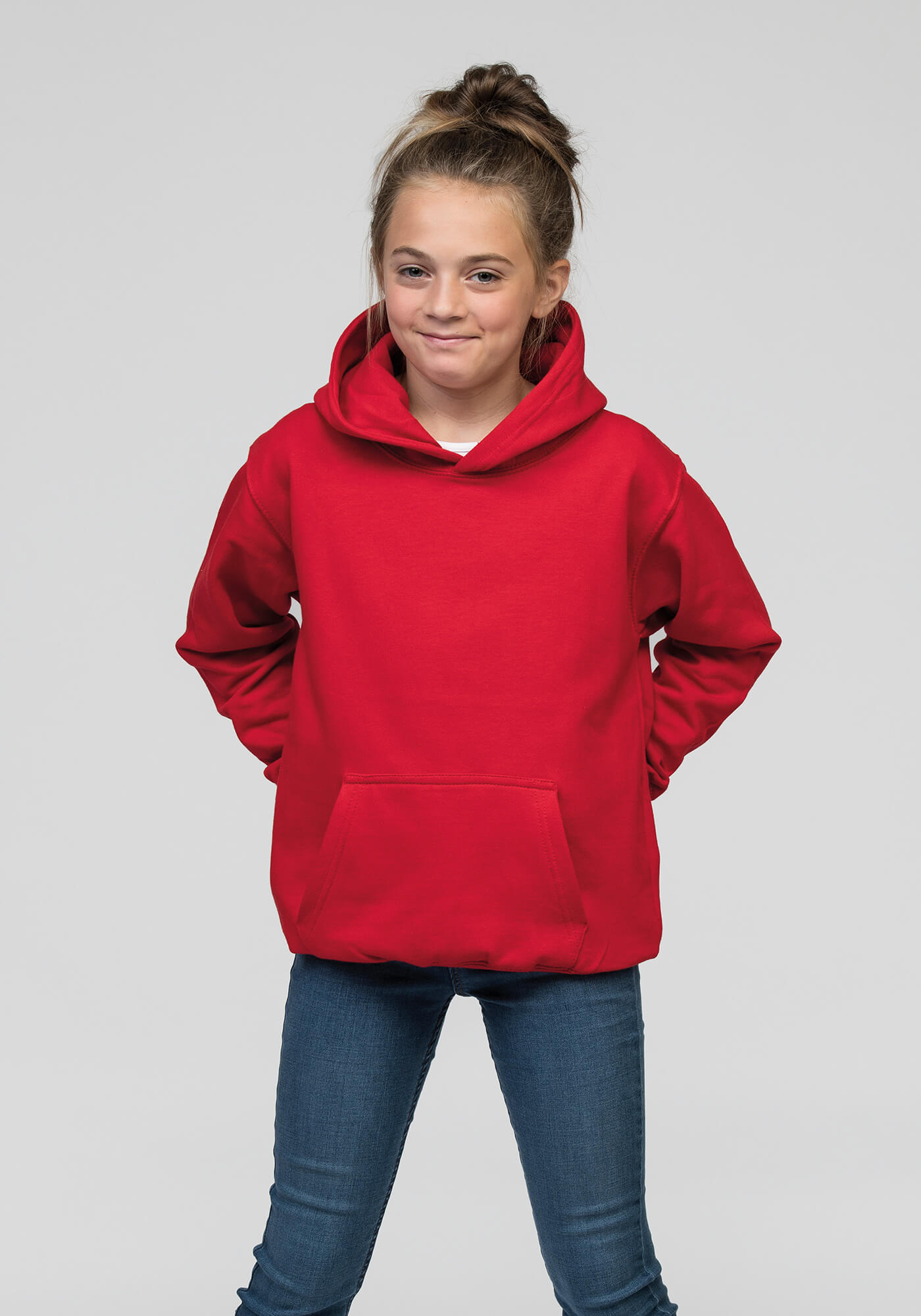 Just Hoods Kids´ Hoodie Arctic White 1/2 (XXS) (JH001K), JH001K