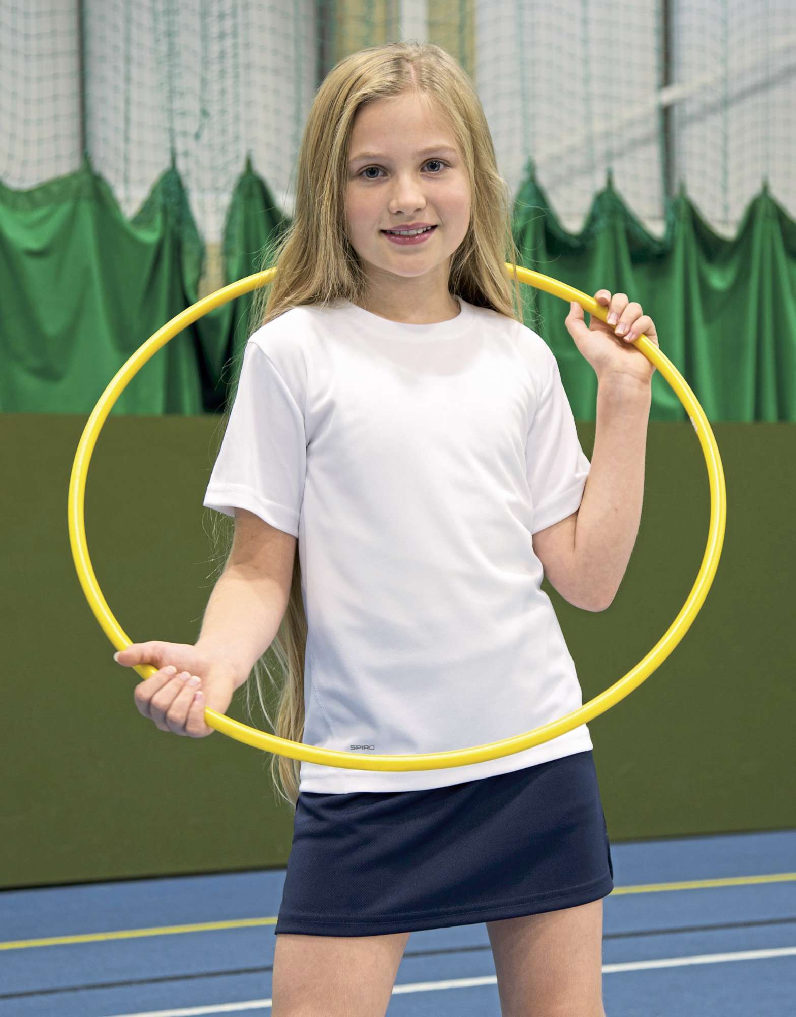 SPIRO Junior Skort mit integriertem Sport Pant, Navy XL (11-12), RT261J