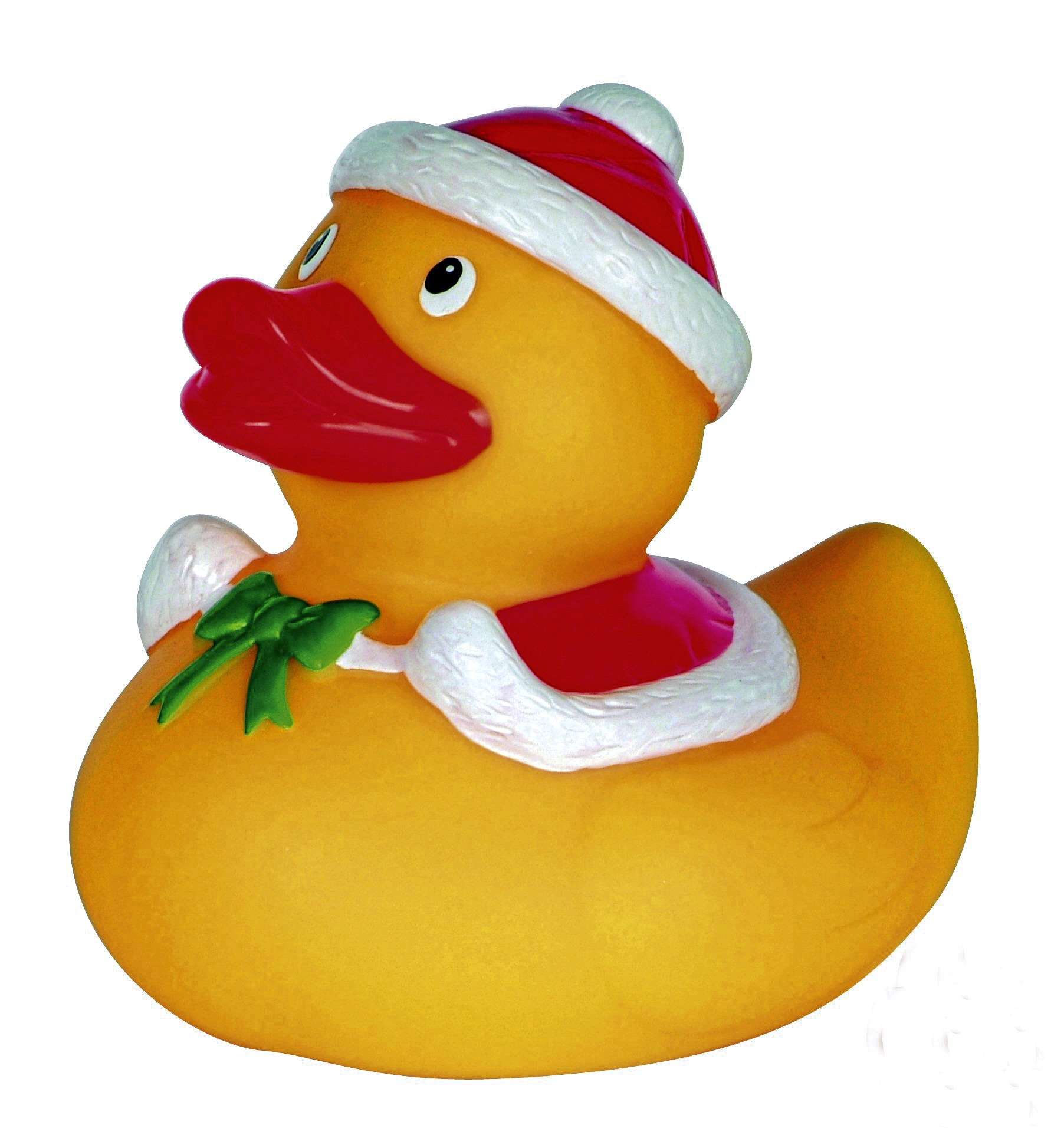 Quietsche-Ente Weihnachten 80 mm PVC