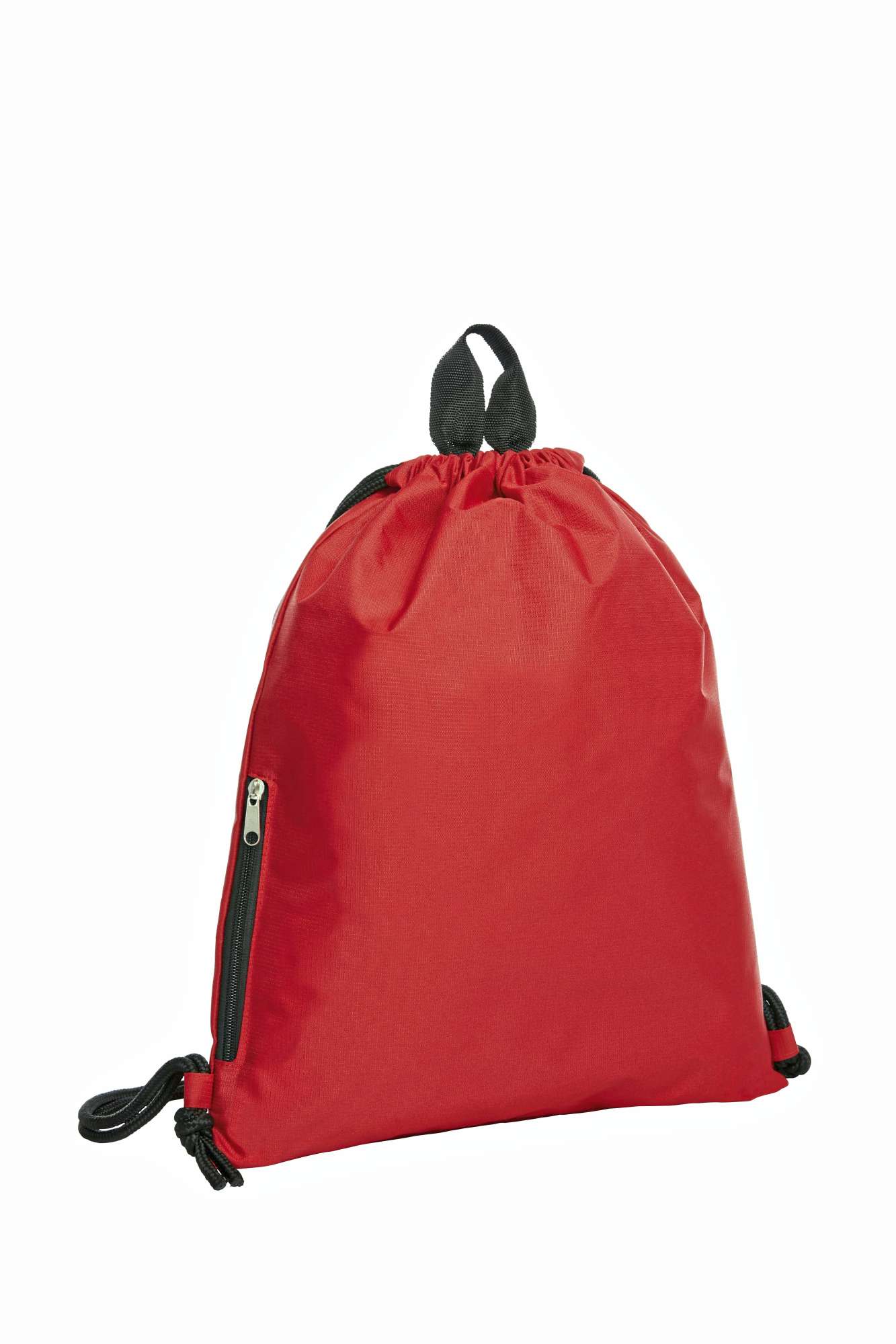 Kordelzug-Rucksack mit Reißverschlussfach