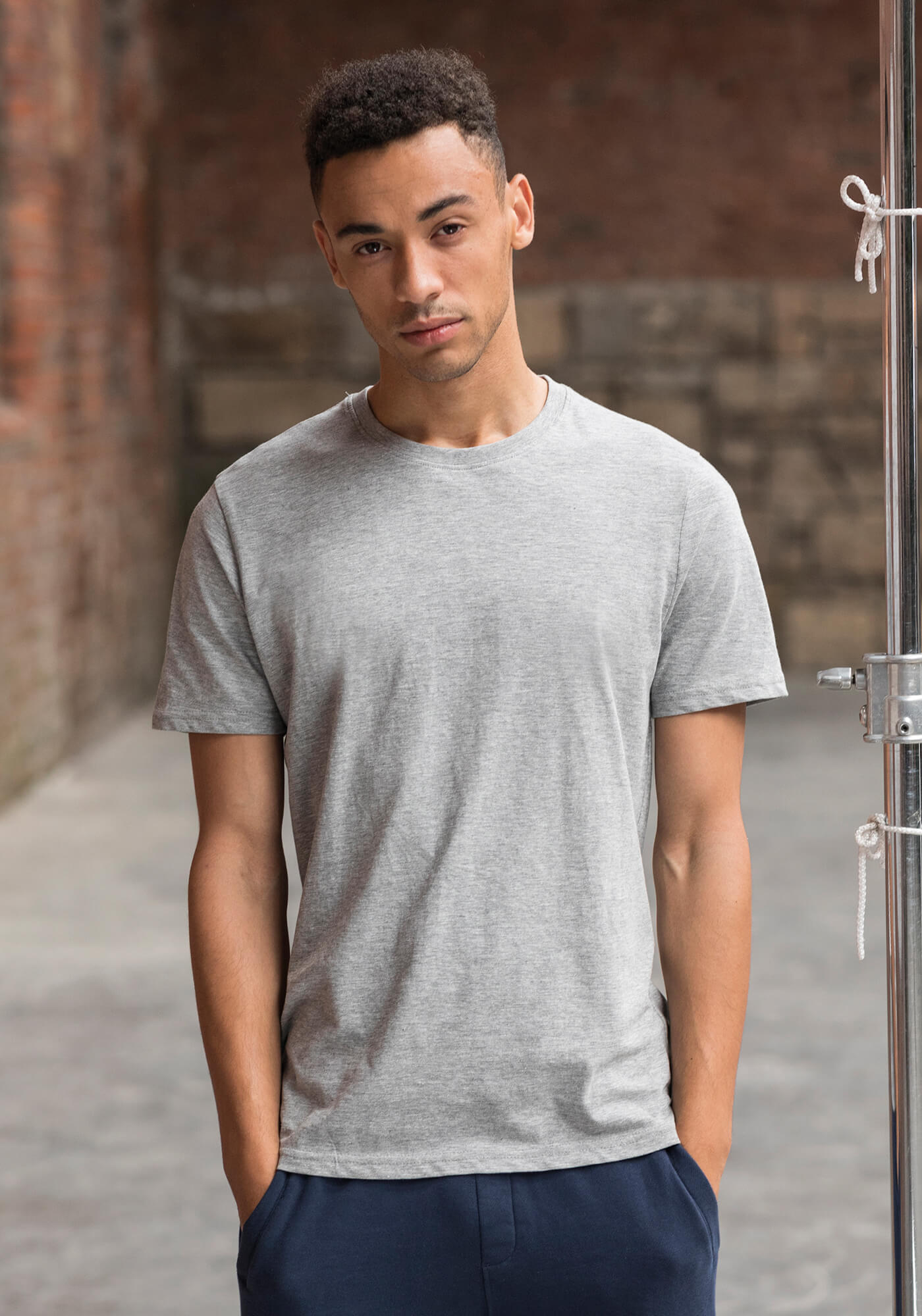 T-Shirt mit Flammengarn für Herren