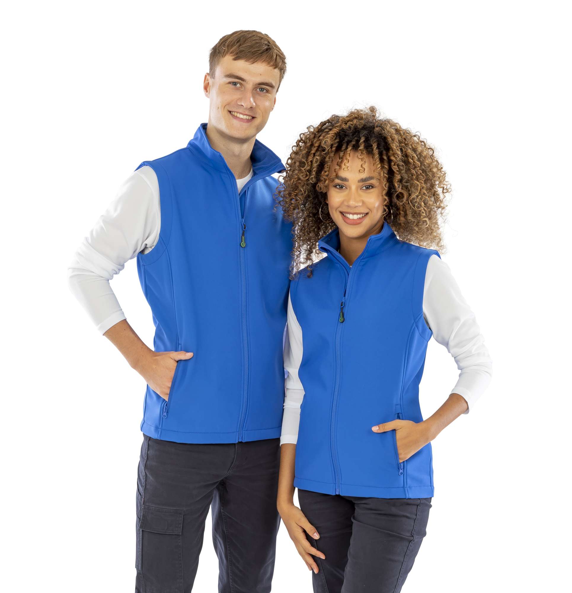 Recycled 2-Layer Softshell Weste für Damen