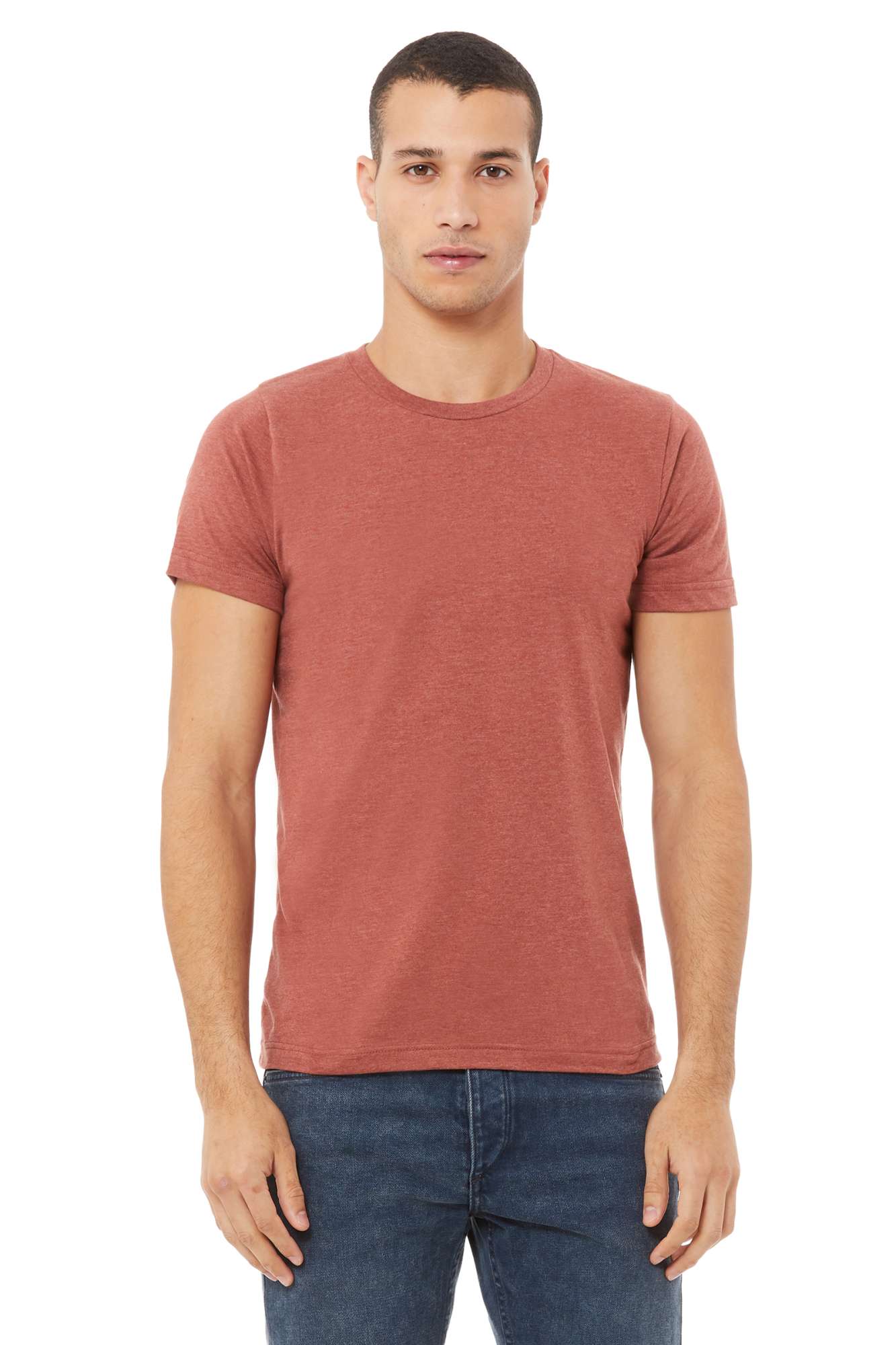 Heather CVC T-Shirt mit Seitennaht