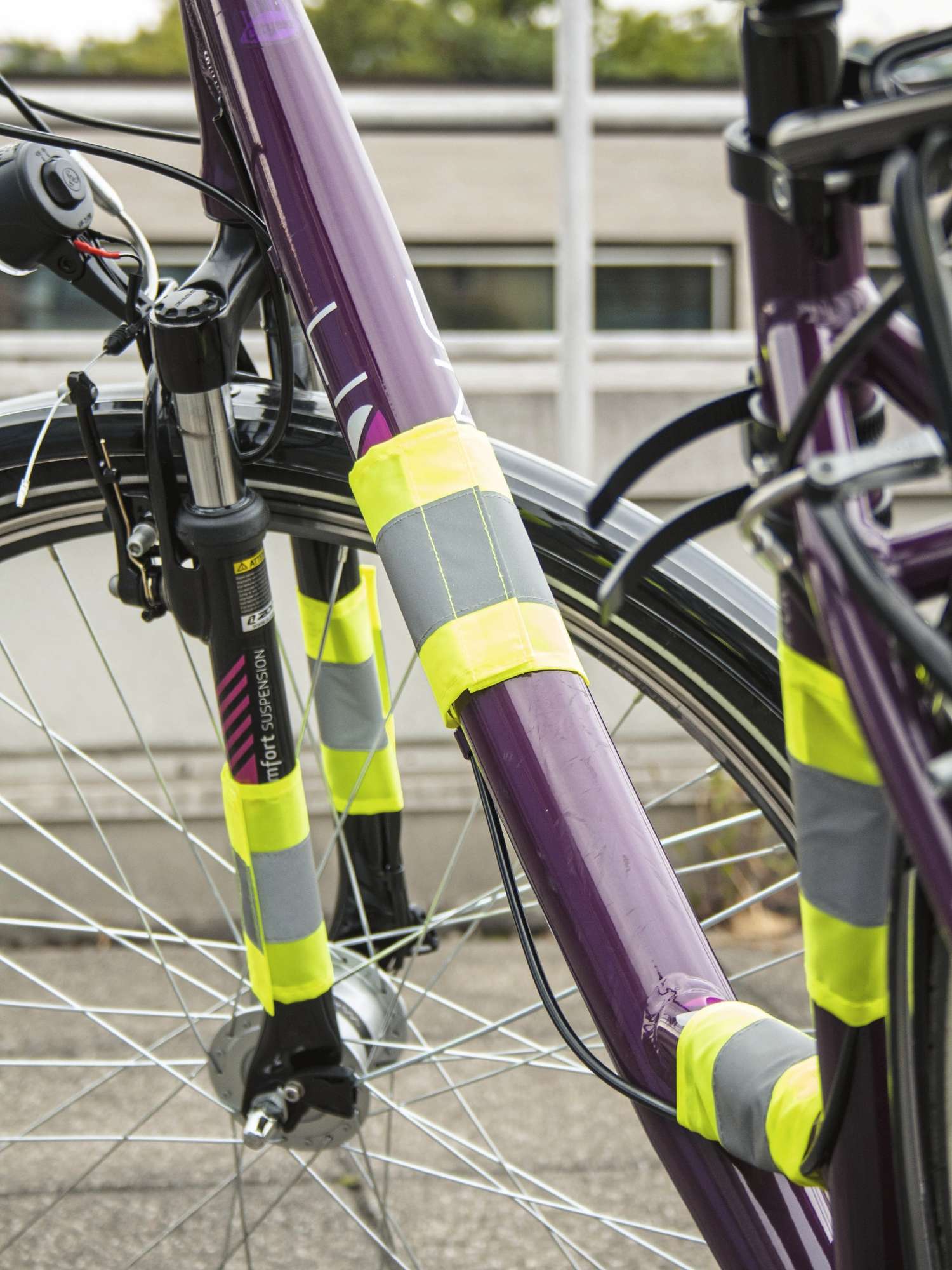 Hi-Vis Rollflektoren Set mit Klettverschluss
