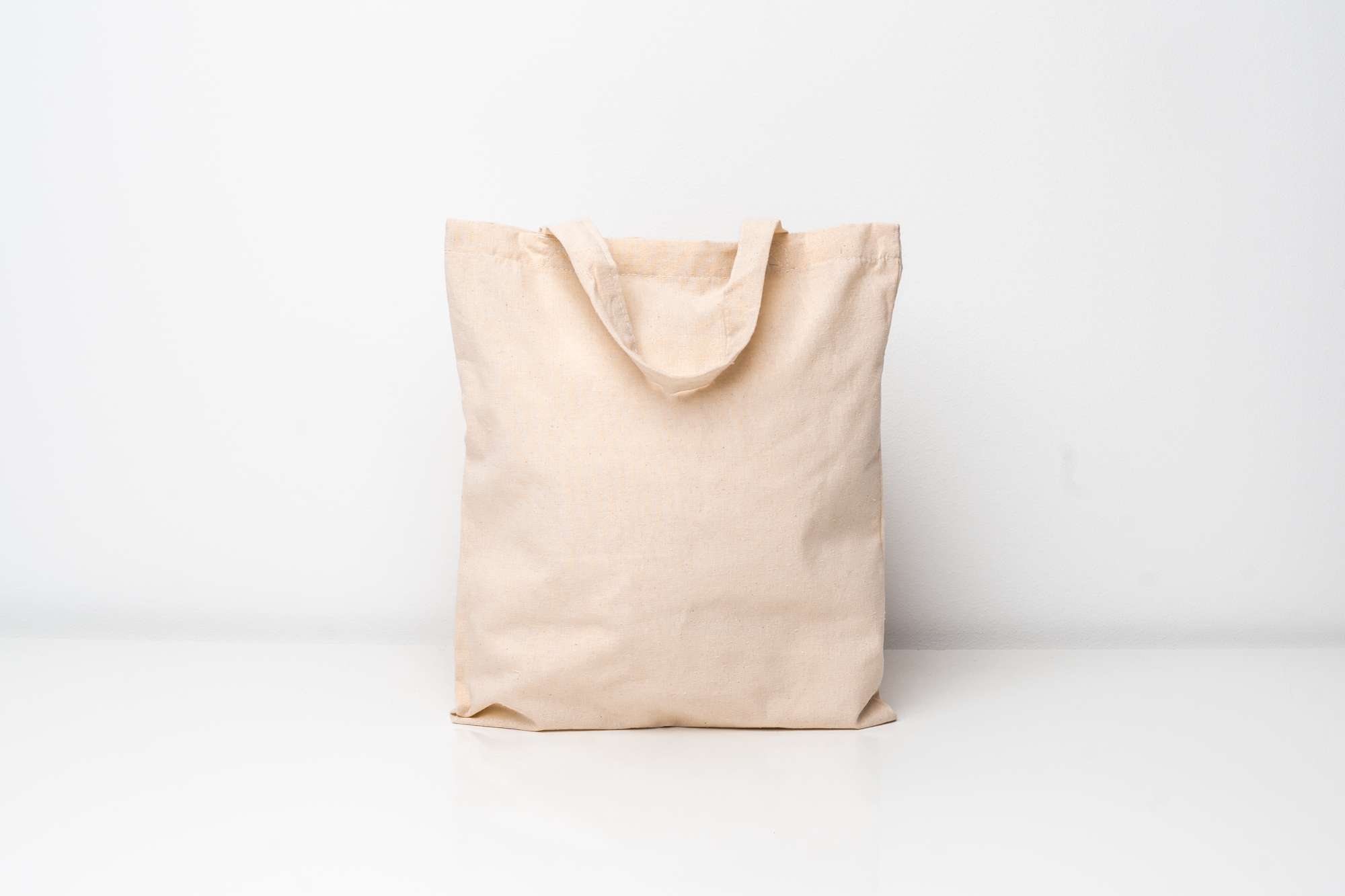 Printwear Baumwolltasche Midi mit Henkellänge 29 cm, Natural ca. 28 x 32 cm, XT006