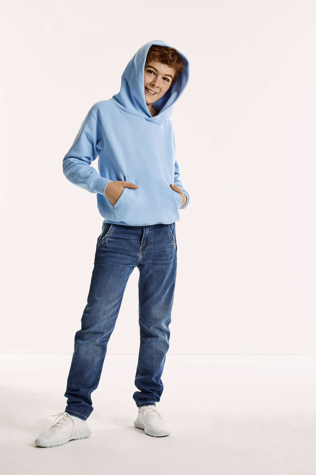 Hoodie mit doppellagiger Kapuze für Kinder