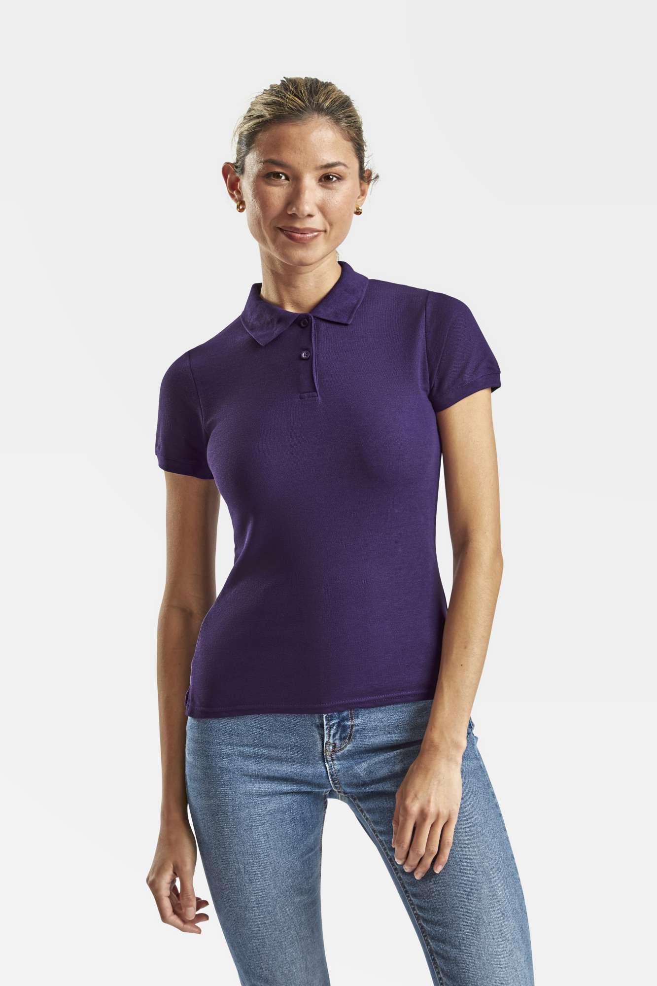 Polo 65/35 Mischgewebe, 2-Knopfleiste für Damen