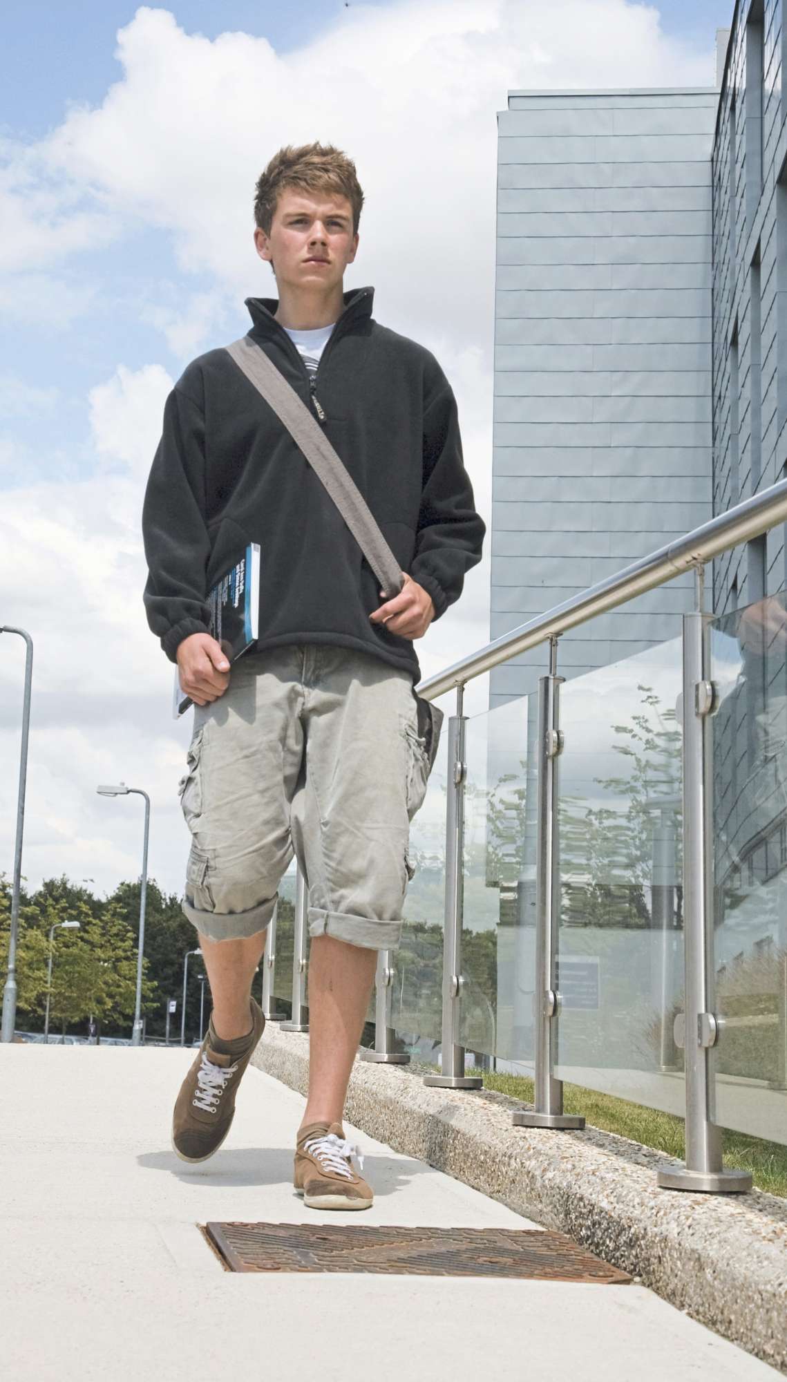 Fleecepullover für Kinder mit ¼-Reißverschluss