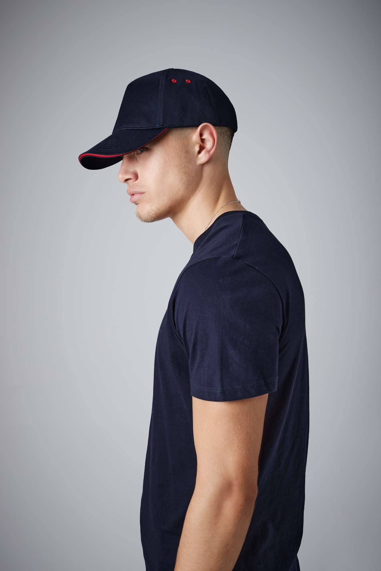 5-Panel-Kappe mit Sandwich-Schirm