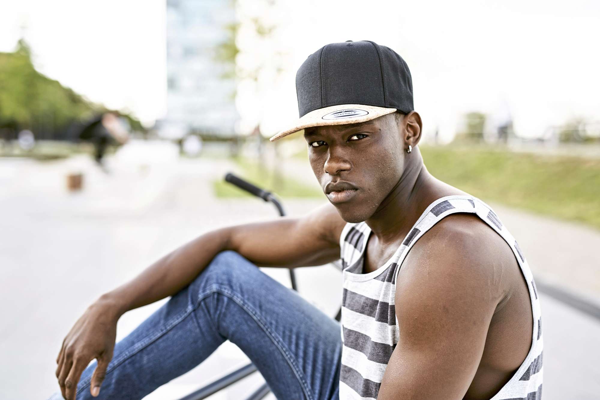 Cork Snapback Cap mit Wollmischung