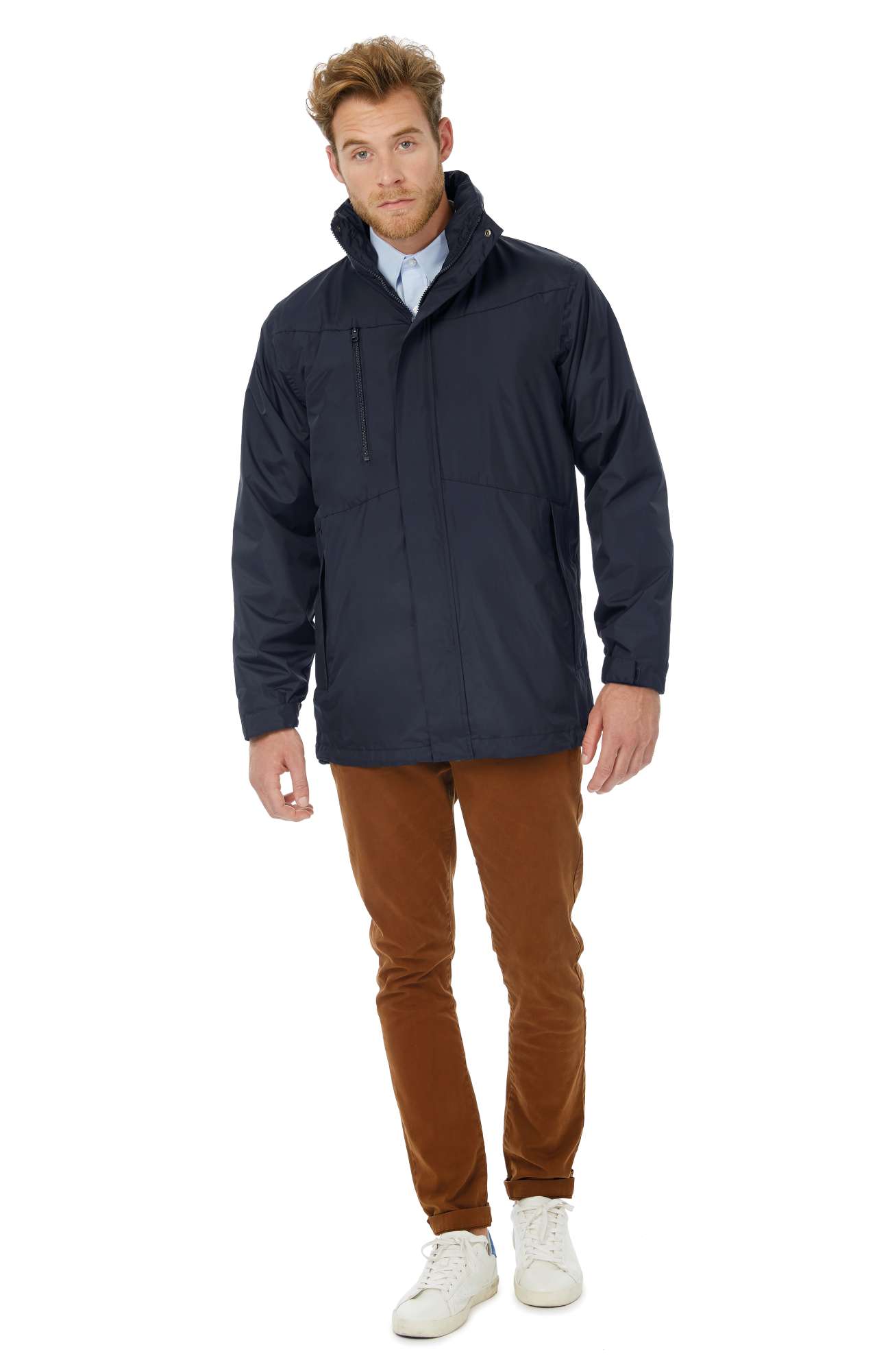 3-in-1 Kapuzenparka mit Fleece-Innenjacke