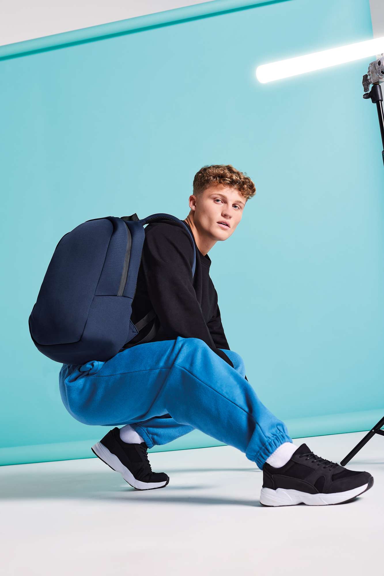 BagBase Scuba Rucksack mit Laptopfach 15,6 Zoll, Navy 31 x 50 x 16 cm, BG168