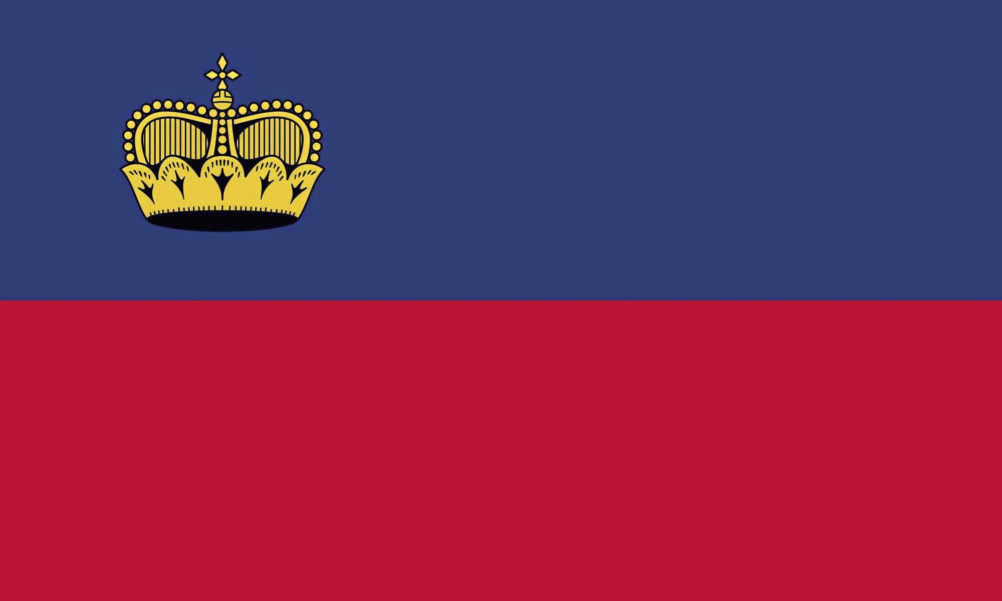 Liechtenstein-Fahne 90x150 cm Polyester