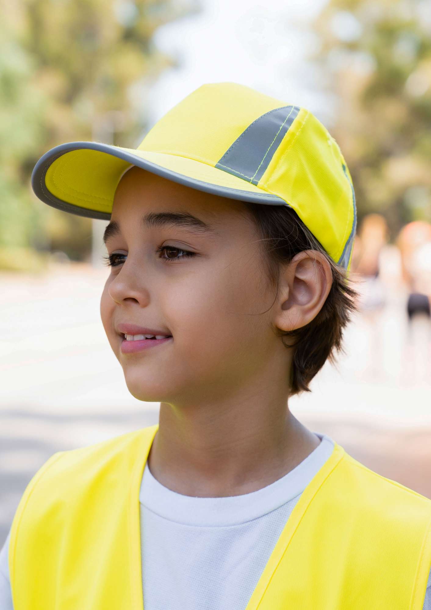 Hi-Vis Cap "Nice" Signalorange für Kinder
