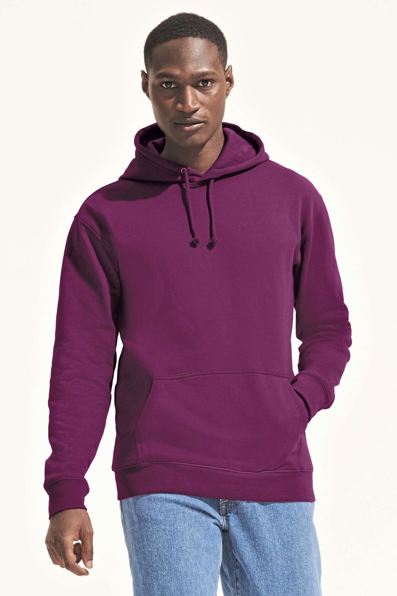 SOL´S Hoodie aus Baumwolle mit Kapuze, Charcoal Melange XXL, L03815