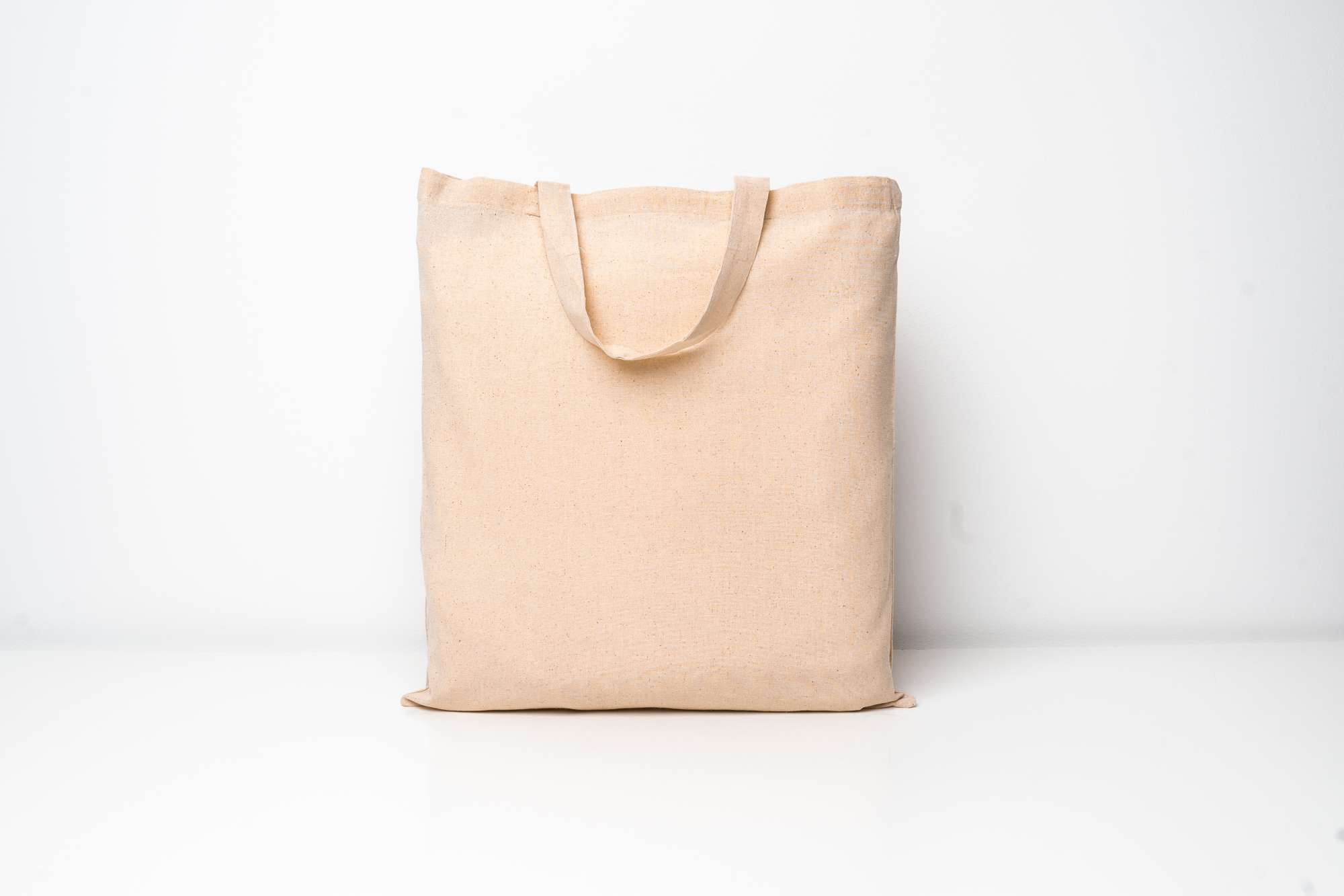 Baumwolltasche BASIC mit kurzen Henkeln