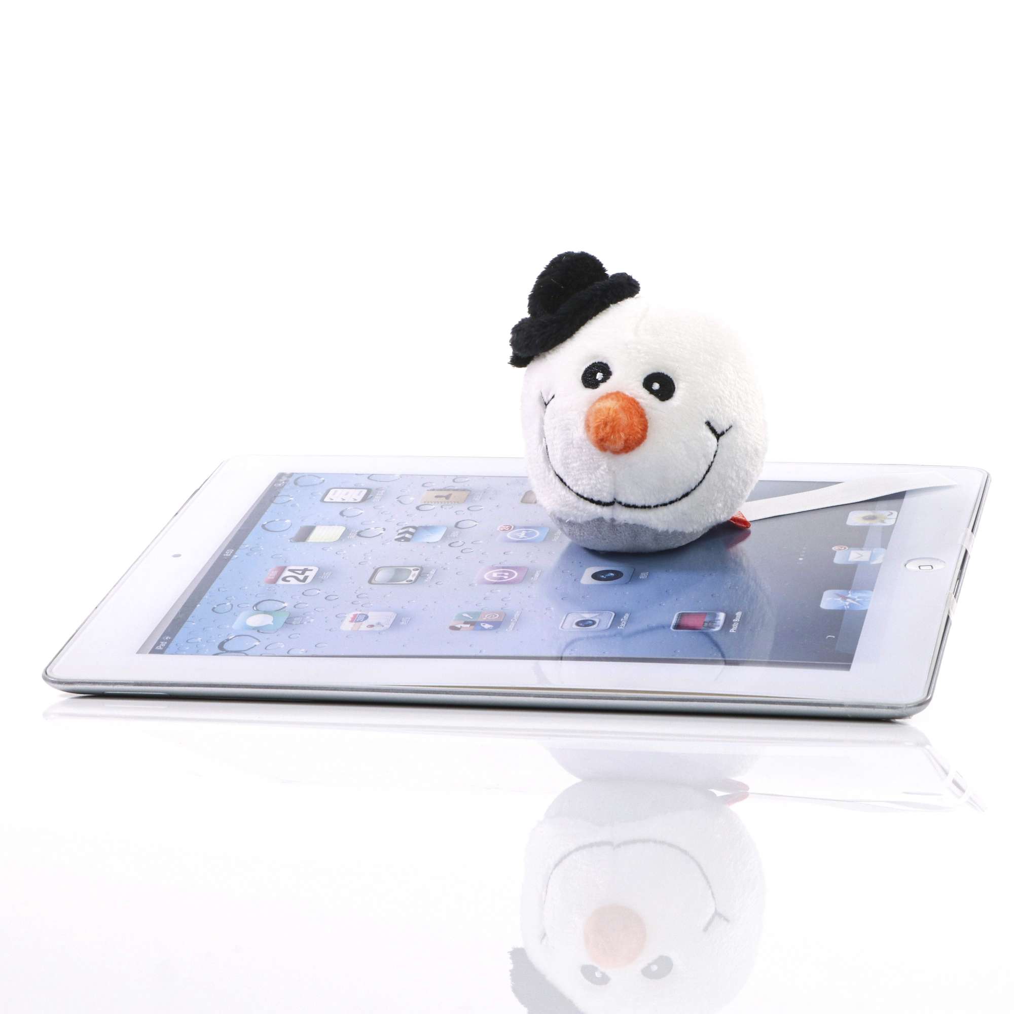 Schmoozies® Schneemann mit Mikrofaserunterseite