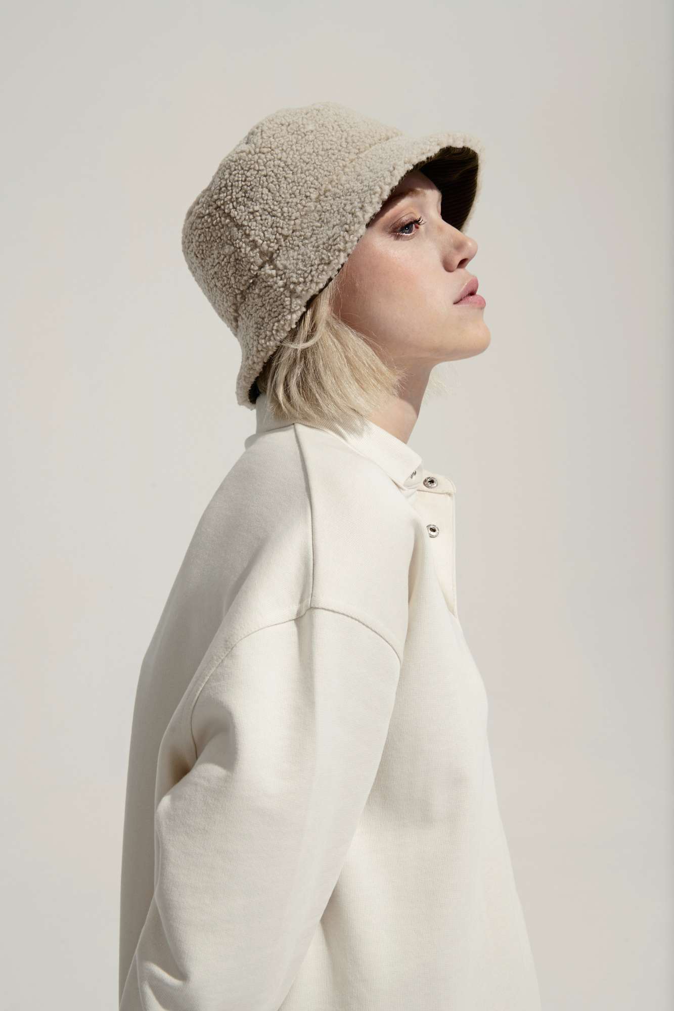 SOL´S Wendbarer Sherpa-Samt Bucket Hat, Army/Shear Beige S/M, L03998