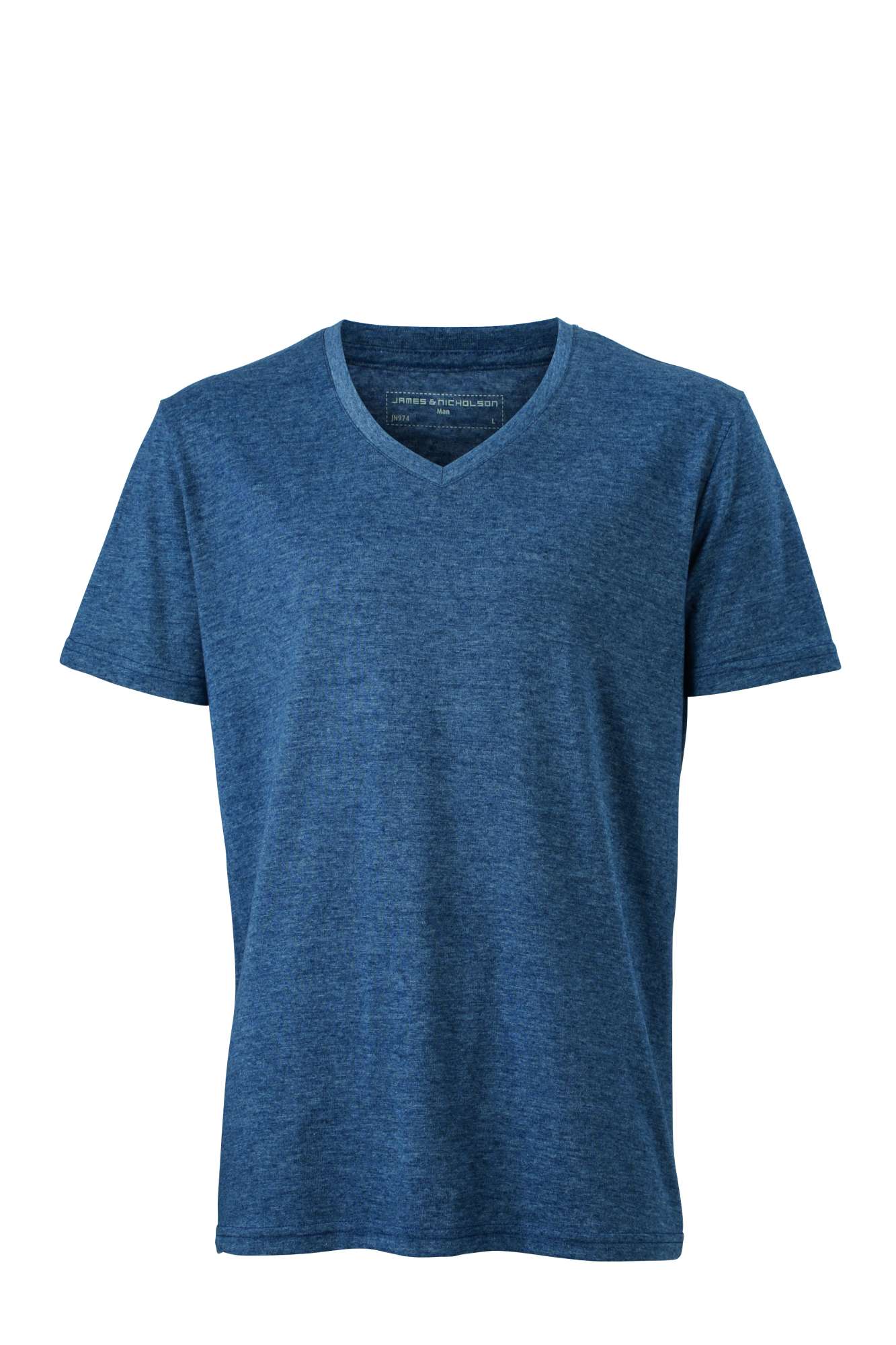 Heather T-Shirt mit V-Ausschnitt