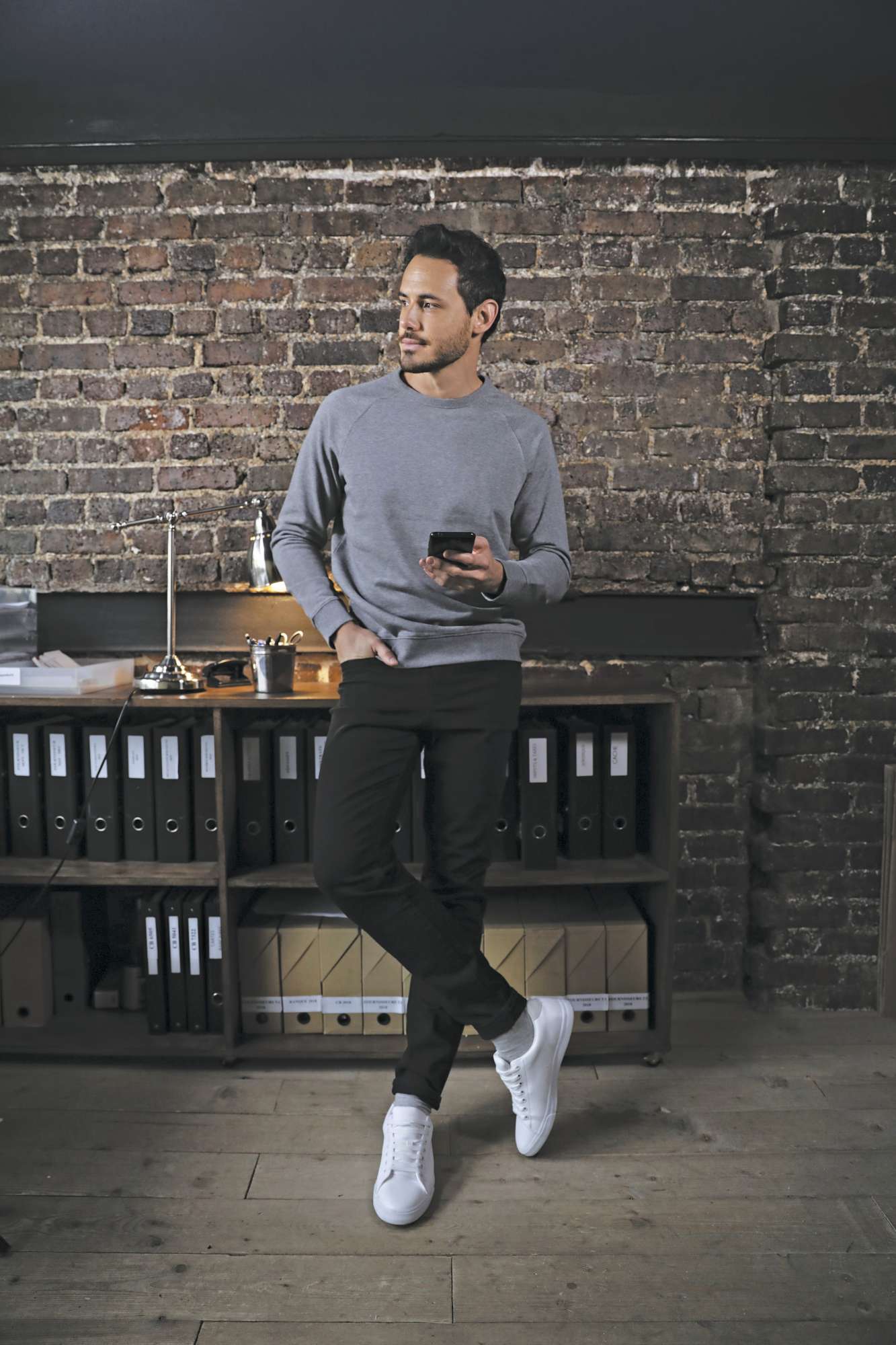 NEOBLU Sweatshirt Nelson aus French Terry für Herren, Night XXL, NB3194