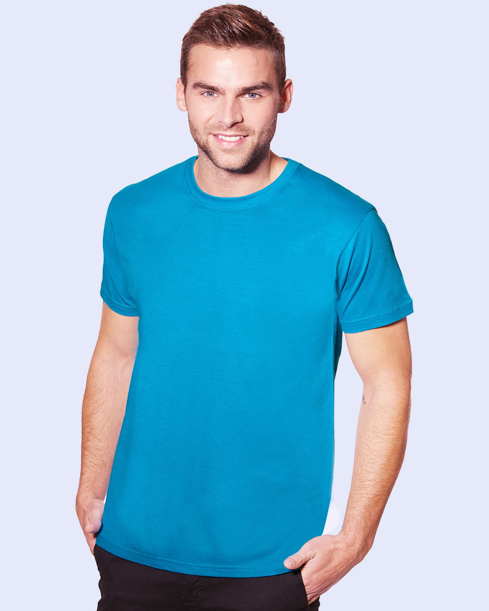 Sportshirt mit UV-Schutz und Ripp-Kragen