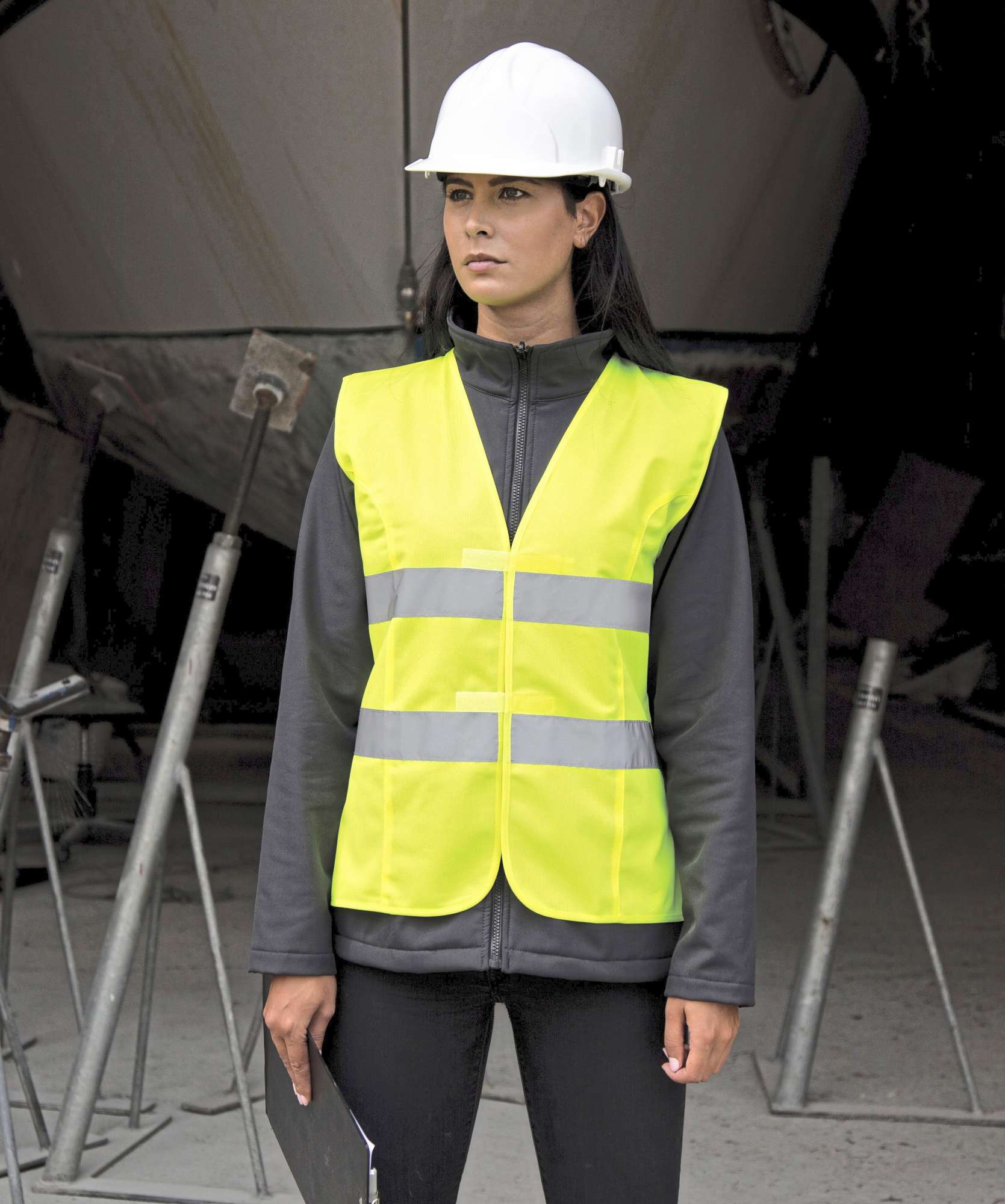 Result Safe-Guard Warnweste mit Reflektionsstreifen für Damen, Fluorescent Pink XL, RT334F