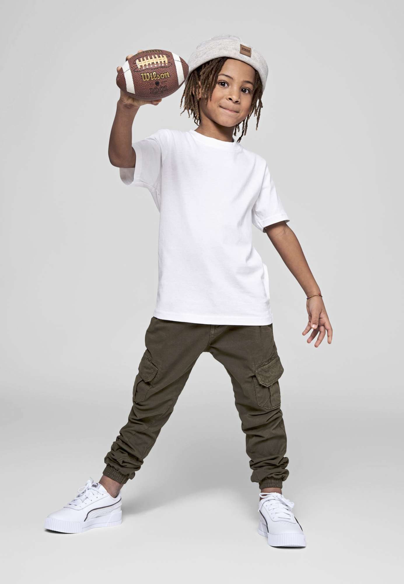 Basic T-Shirt aus Baumwolle für Kinder