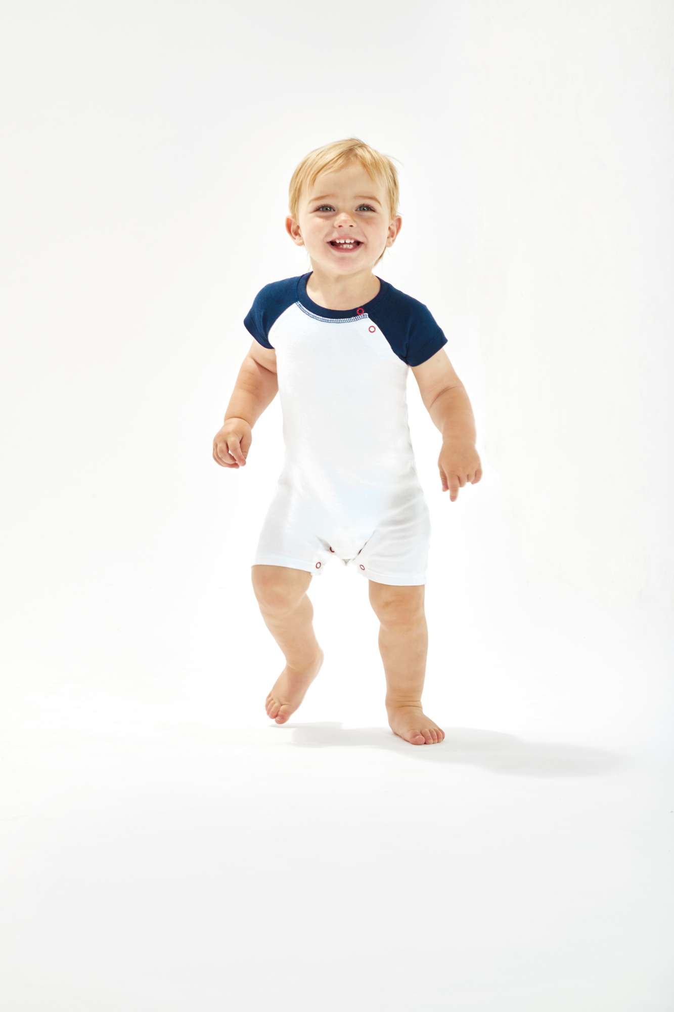 Baby Baseball Strampler aus Bio-Baumwolle