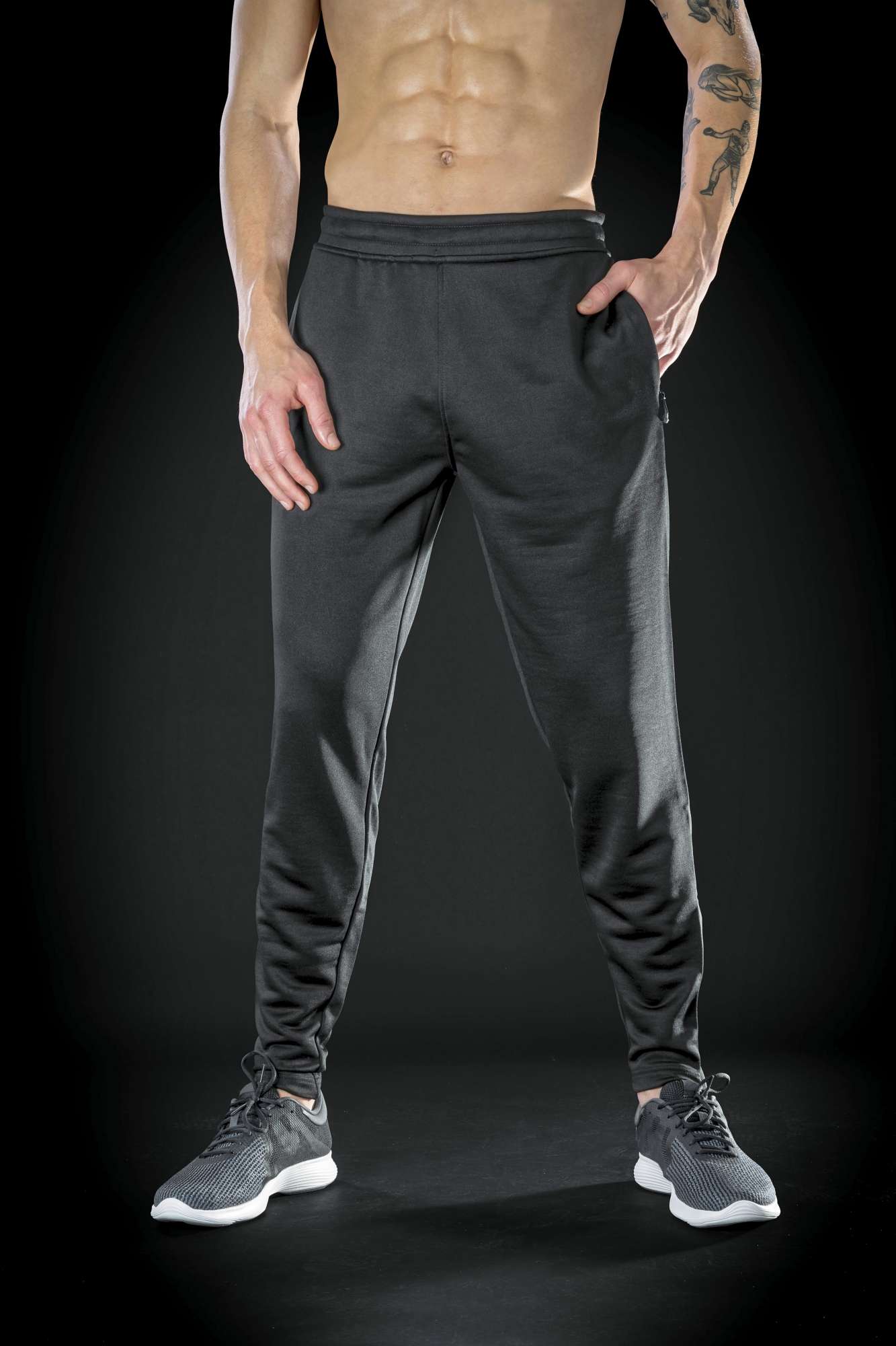 Slimfit Jogginghose mit Seitentaschen