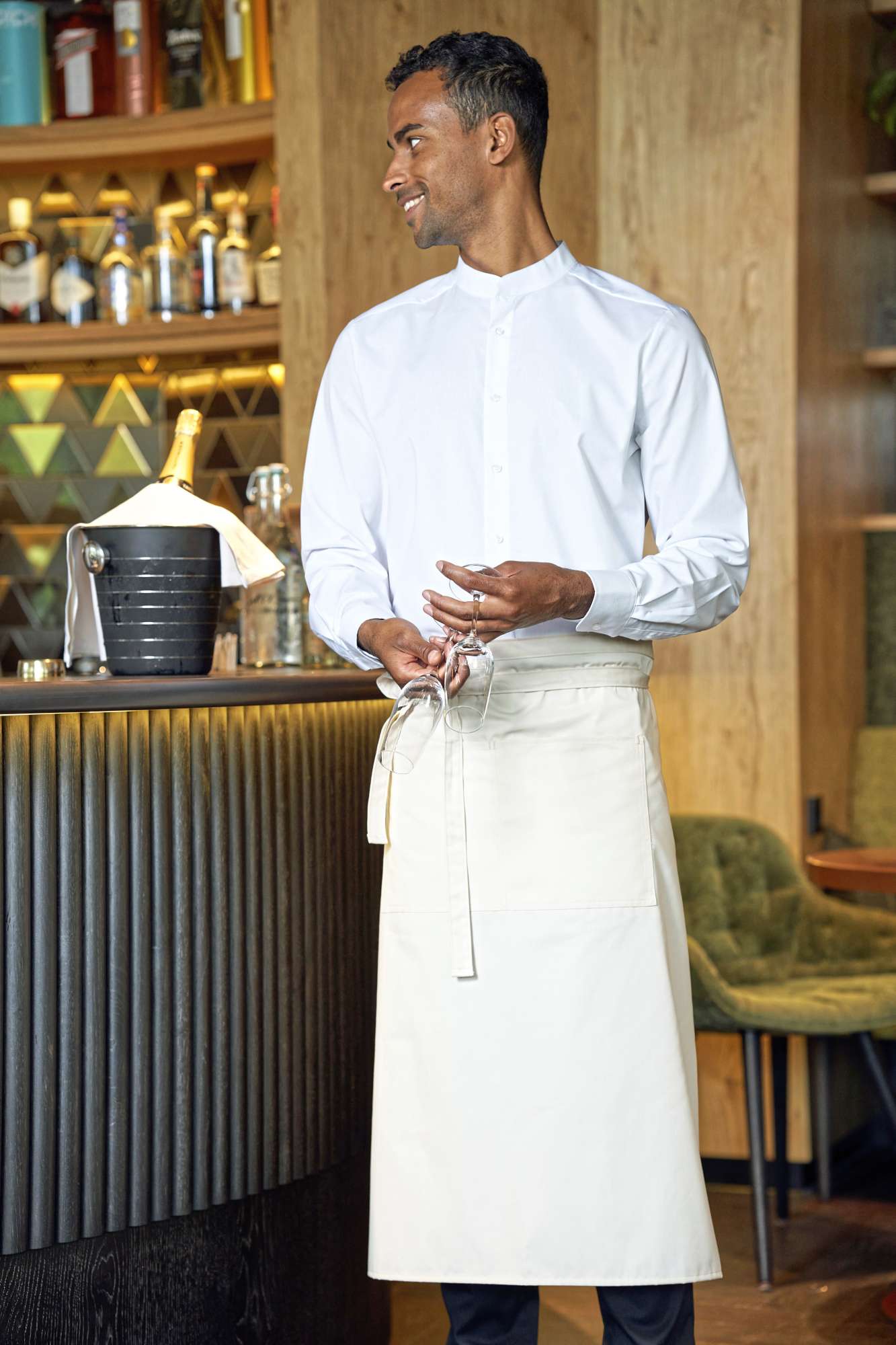 Bistro-Schürze Roma Bag mit Tasche