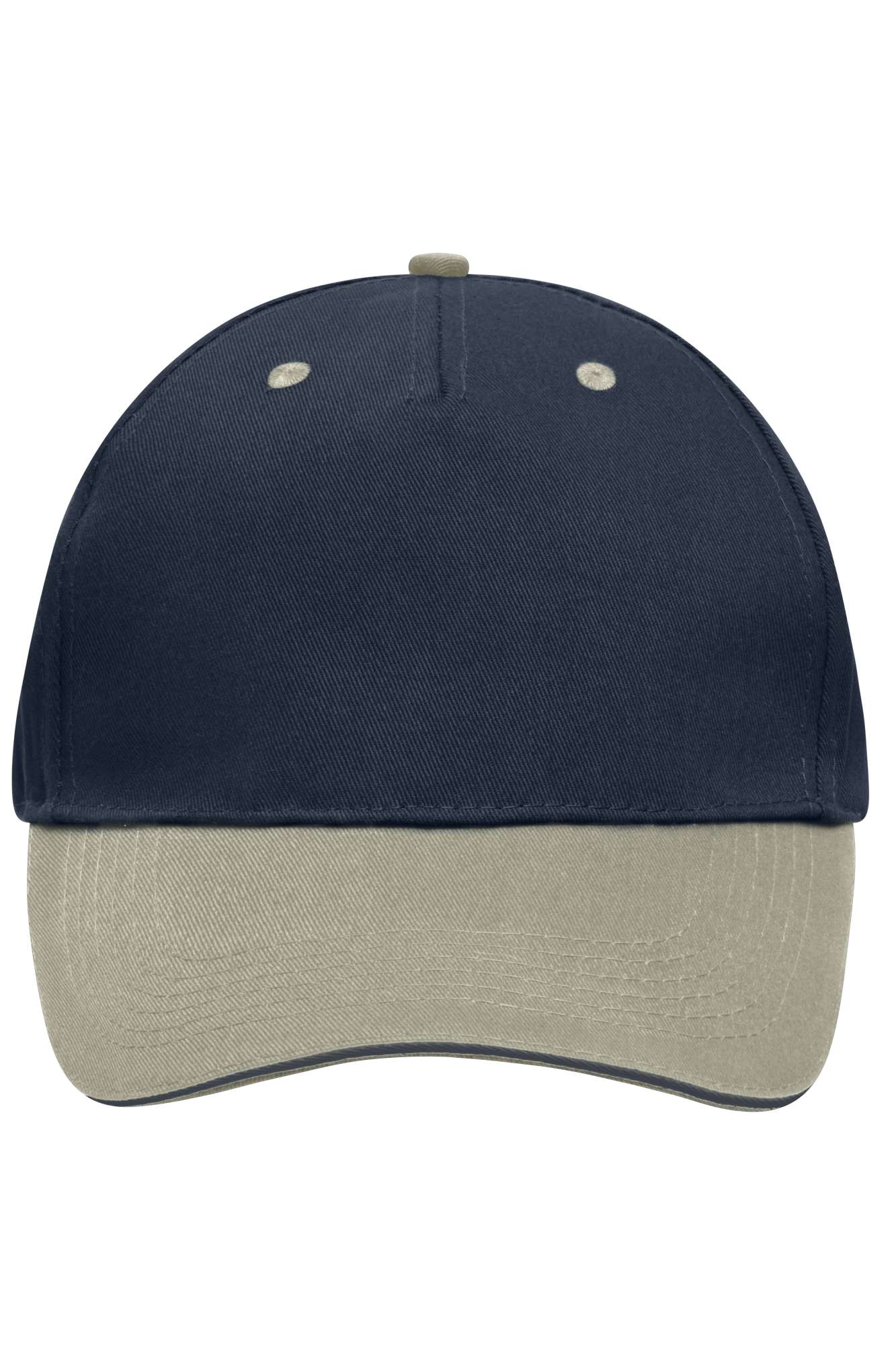 Myrtle Beach 5-Panel Cap mit Ziernähten