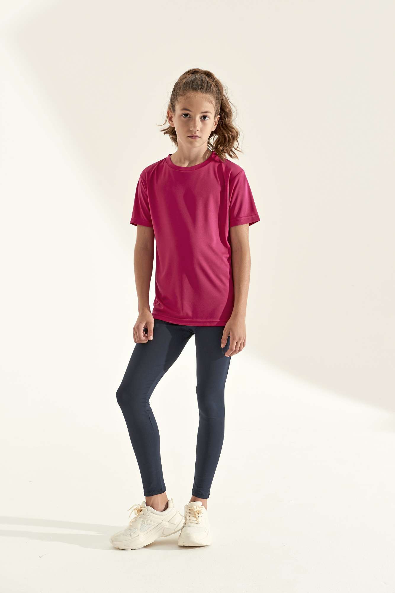 Just Cool Cool Smooth T-Shirt, Neoteric™-Material für Kinder, Fire Red 12/13 (XL), JC020J