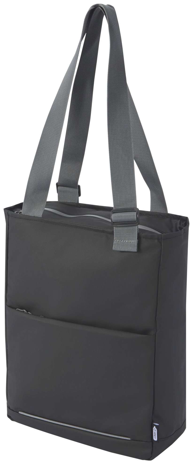Recycelte Laptop-Tasche 14L, Schwarz