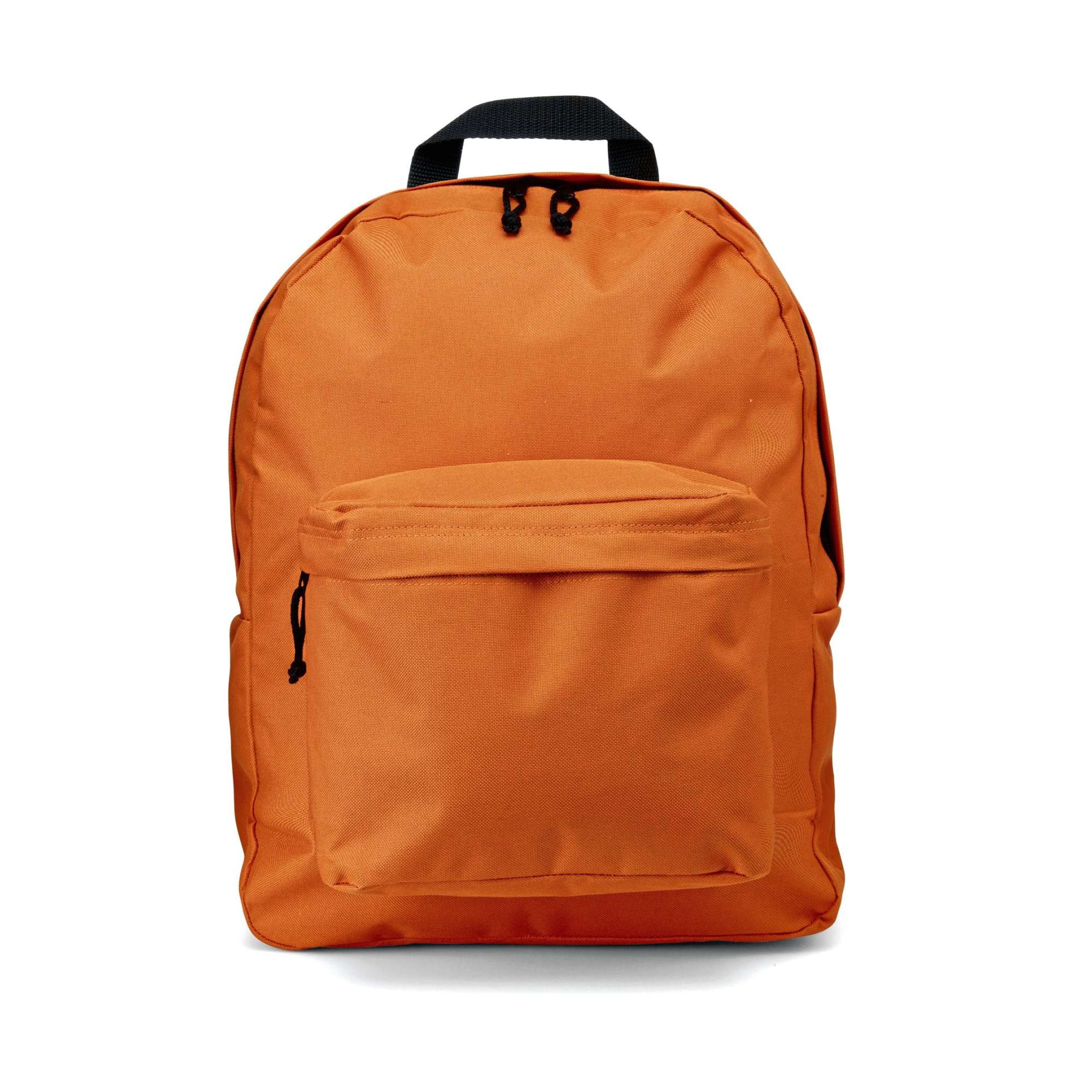 Rucksack Basic mit Reißverschluss-Vortasche